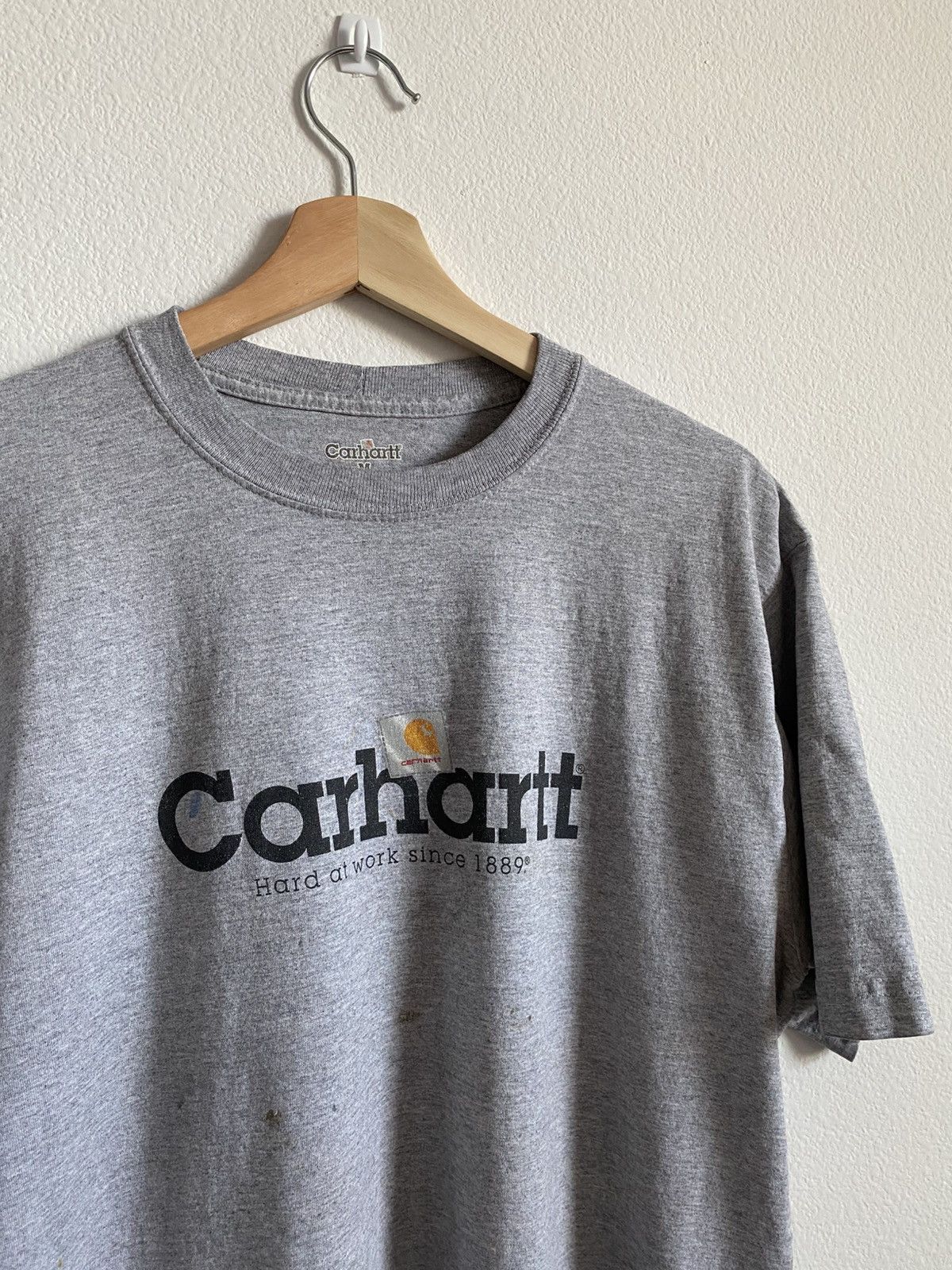 Carhartt Vintage 00s Carhartt Spell Out Logo Tee Size US M / EU 48-50 / 2 - 3 Thumbnail