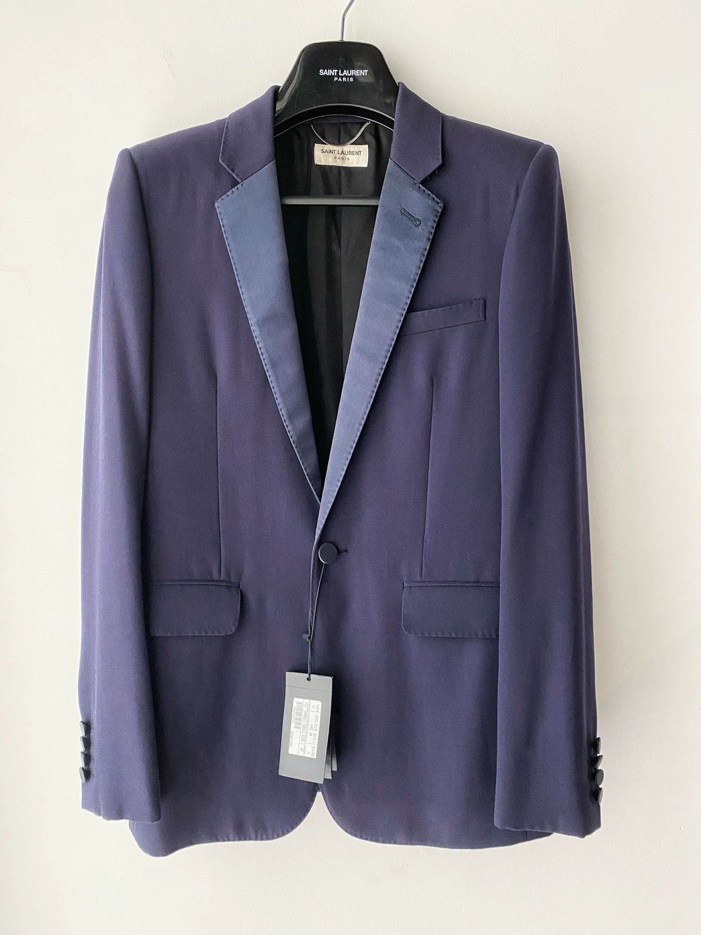 Saint Laurent Paris Saint Laurent 15FW Purple Blazer Size US S / EU 44-46 / 1 - 1 Thumbnail