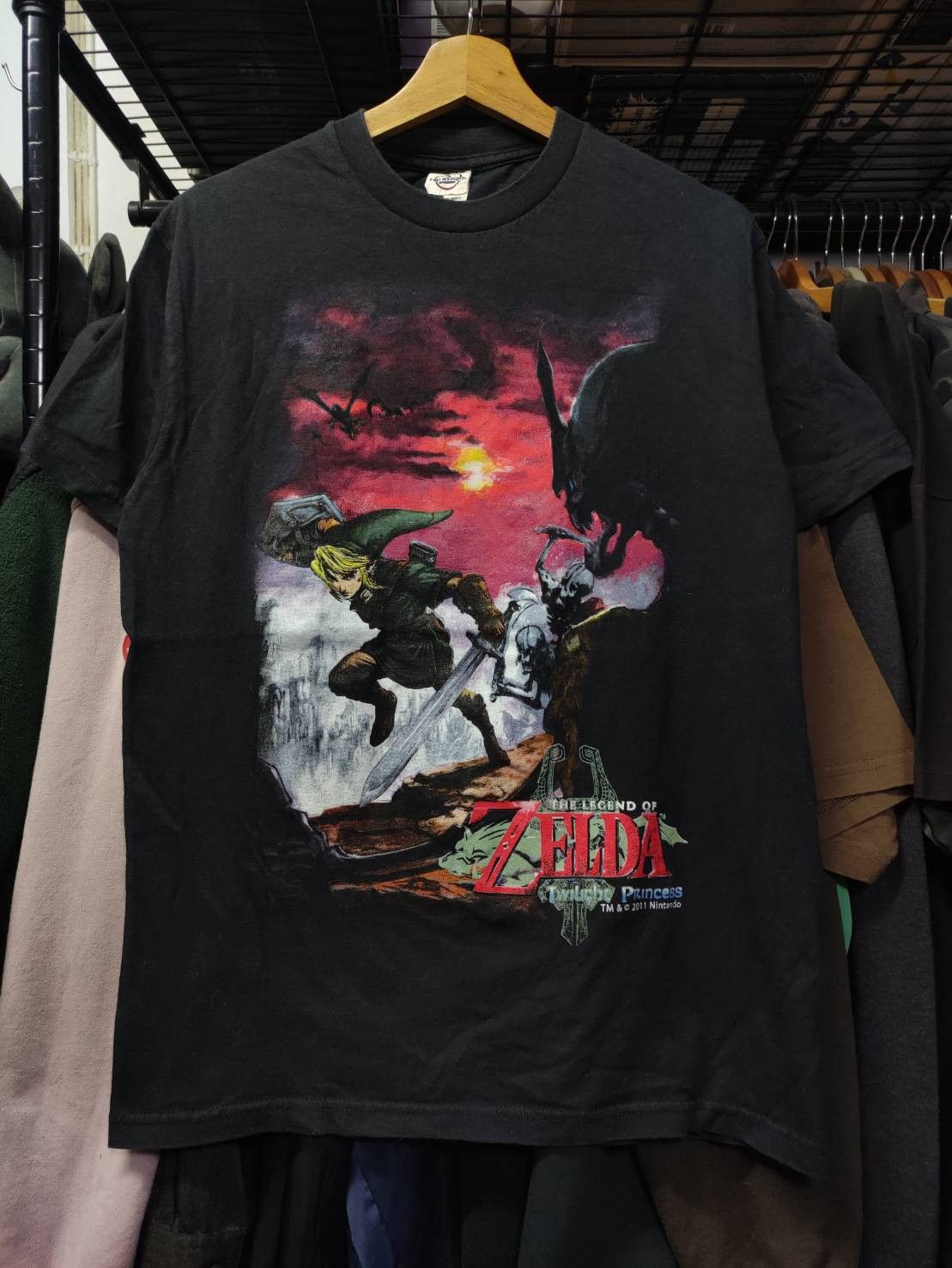 Nintendo Vtg The Legend Of Zelda " Twilight Princess " 2011 T-Shirt Size US M / EU 48-50 / 2 - 2 Thumbnail