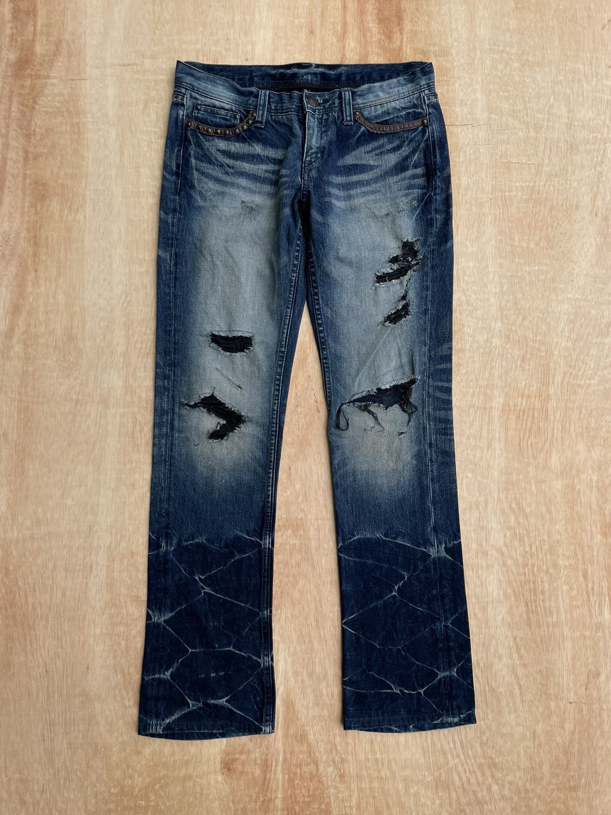 If Six Was Nine × Japanese Brand Distressed Denim Murder License Ifsixwasnine Size US 32 / EU 48 - 1 Thumbnail