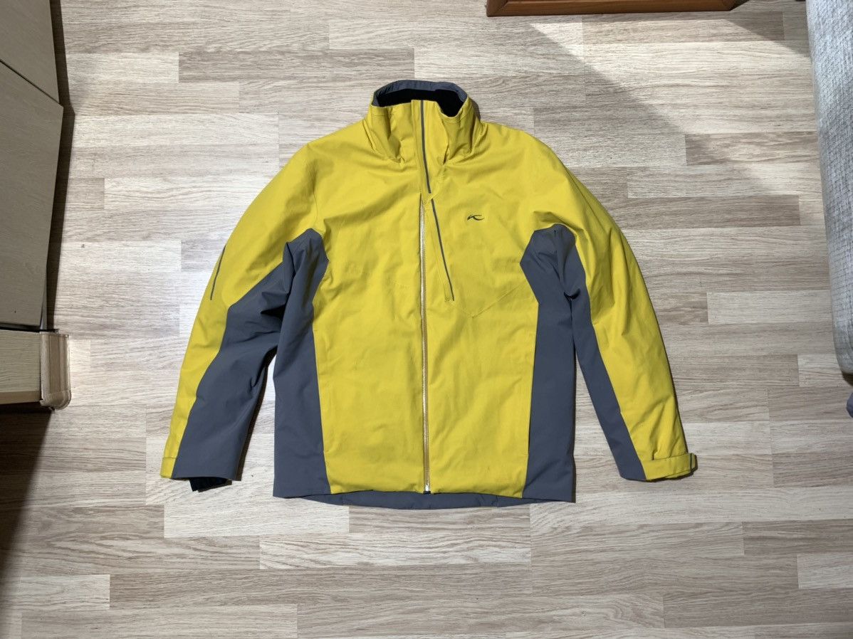 image of Kjus Ski Jacket in Yellow, Men's (Size Large)