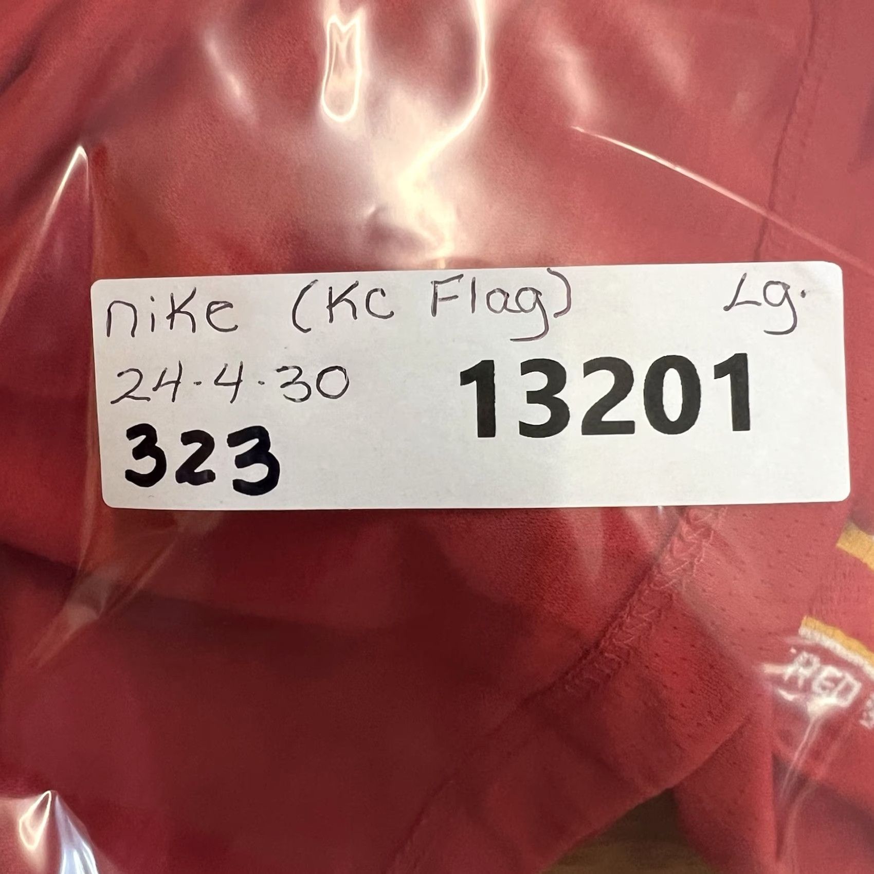 Nike Nike Polo Men's Red Kansas City Chief Flag Nike Golf Polo Short Sleeve - L Size US L / EU 52-54 / 3 - 8 Thumbnail