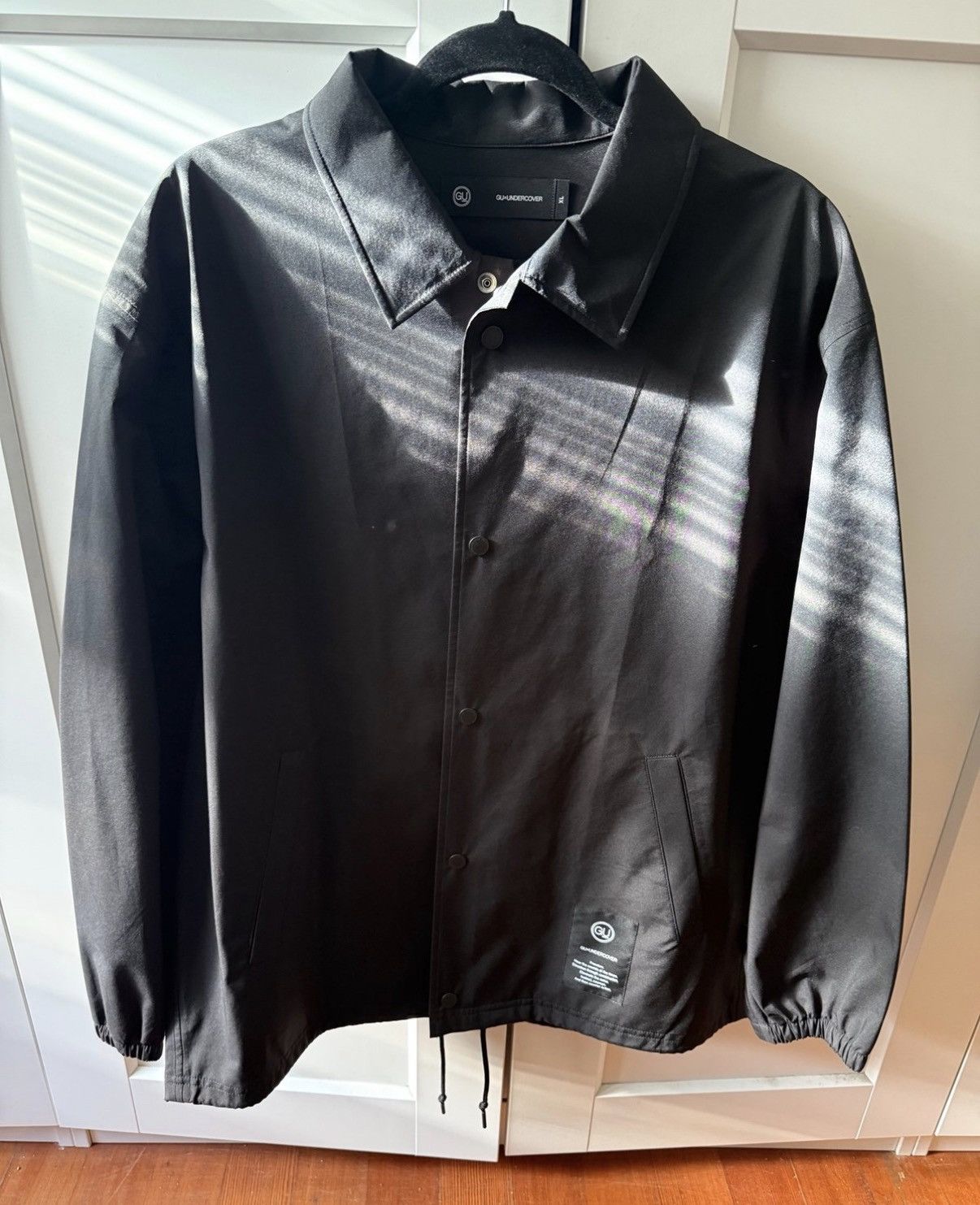 GU × Undercover GU UNDERCOVER Black Nylon Coach Jacket XL Size US XL / EU 56 / 4 - 2 Thumbnail