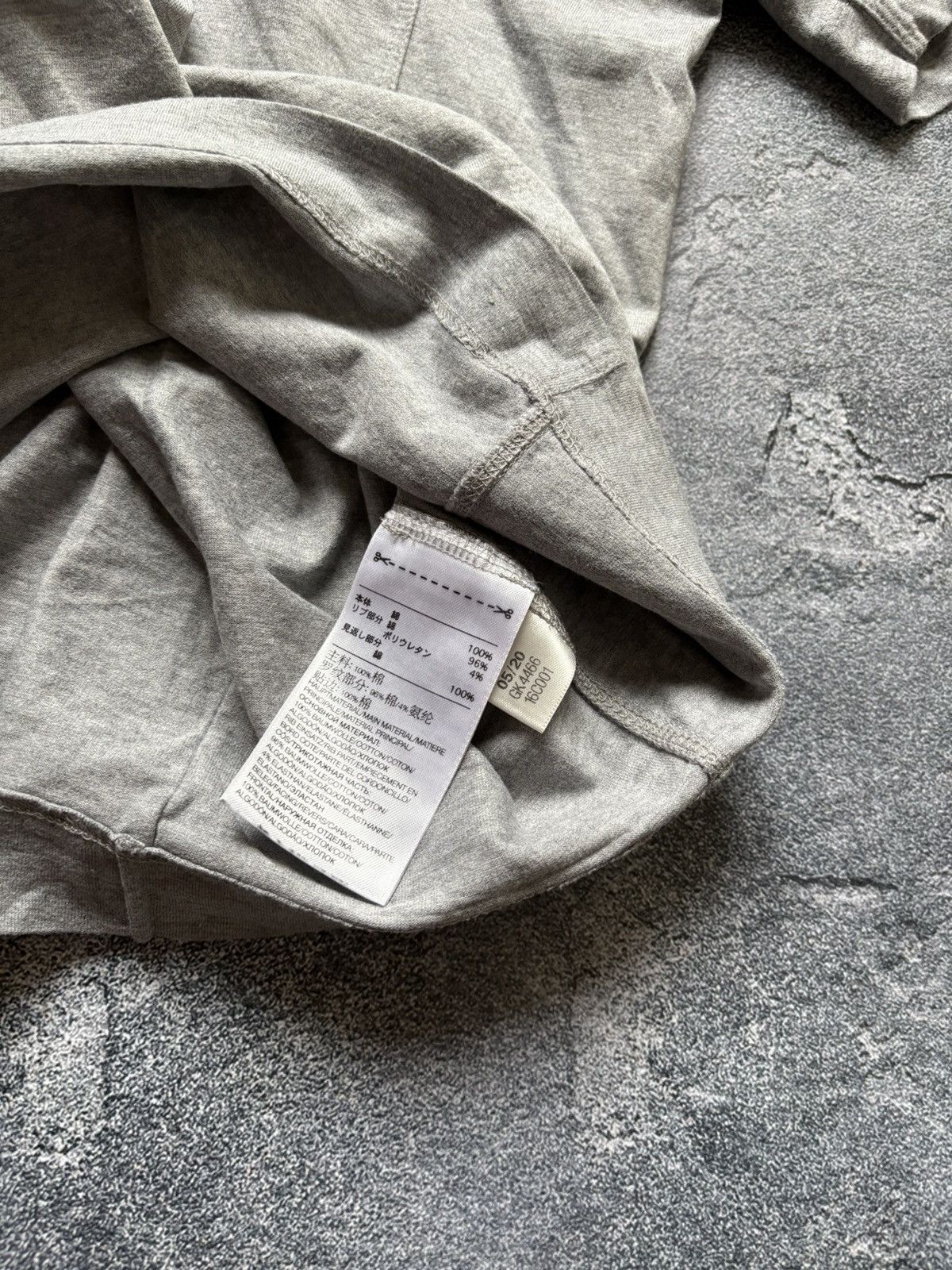 Y-3 Adidas Y-3 Yohji Yamamoto Logo Oversized Gray T-Shirt Size M Size M / US 6-8 / IT 42-44 - 9 Thumbnail
