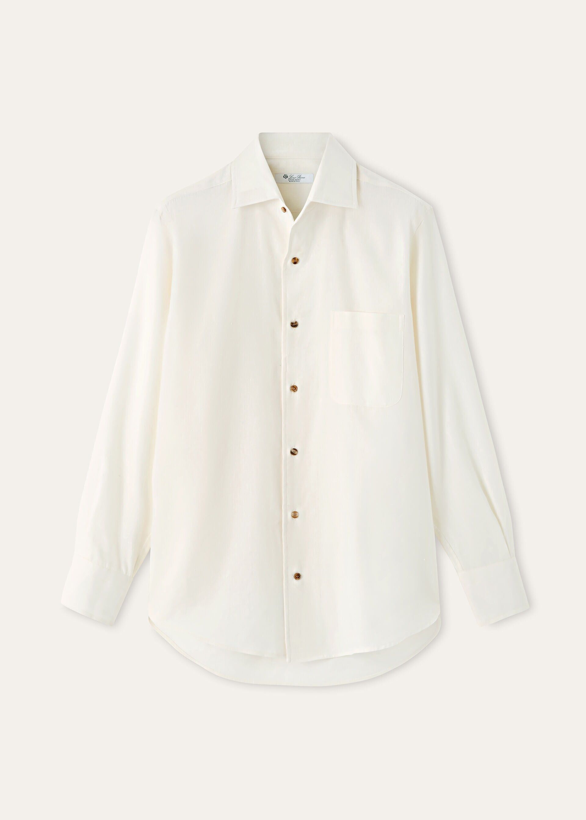 Loro Piana os11x0426 FAQ8219 Andre Shirt in Nougat Size M / US 6-8 / IT 42-44 - 1 Thumbnail