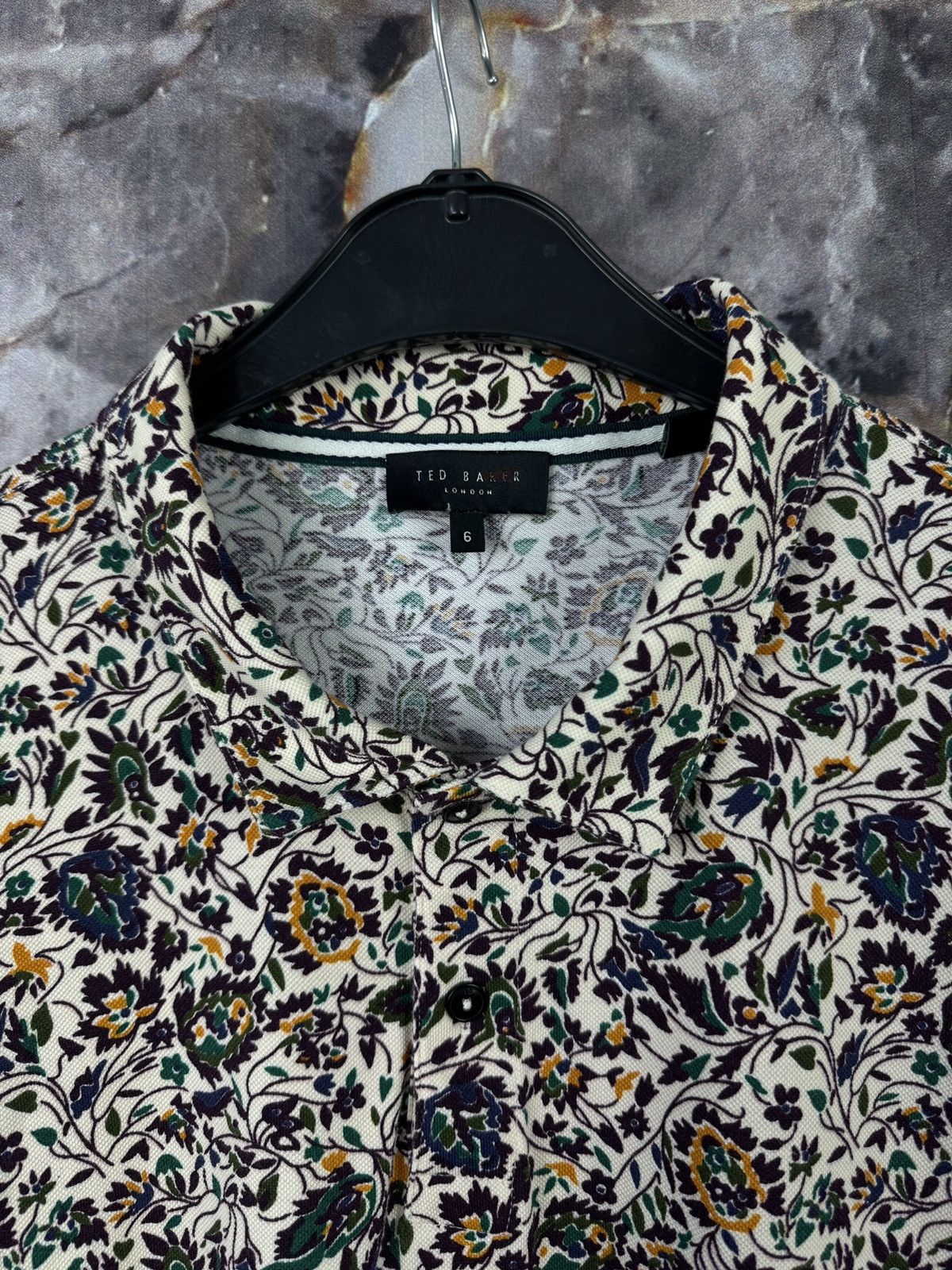 Ted Baker Men’s Ted Backer London Polo Shirt Streetwear Size 6 Size US XXL / EU 58 / 5 - 6 Thumbnail