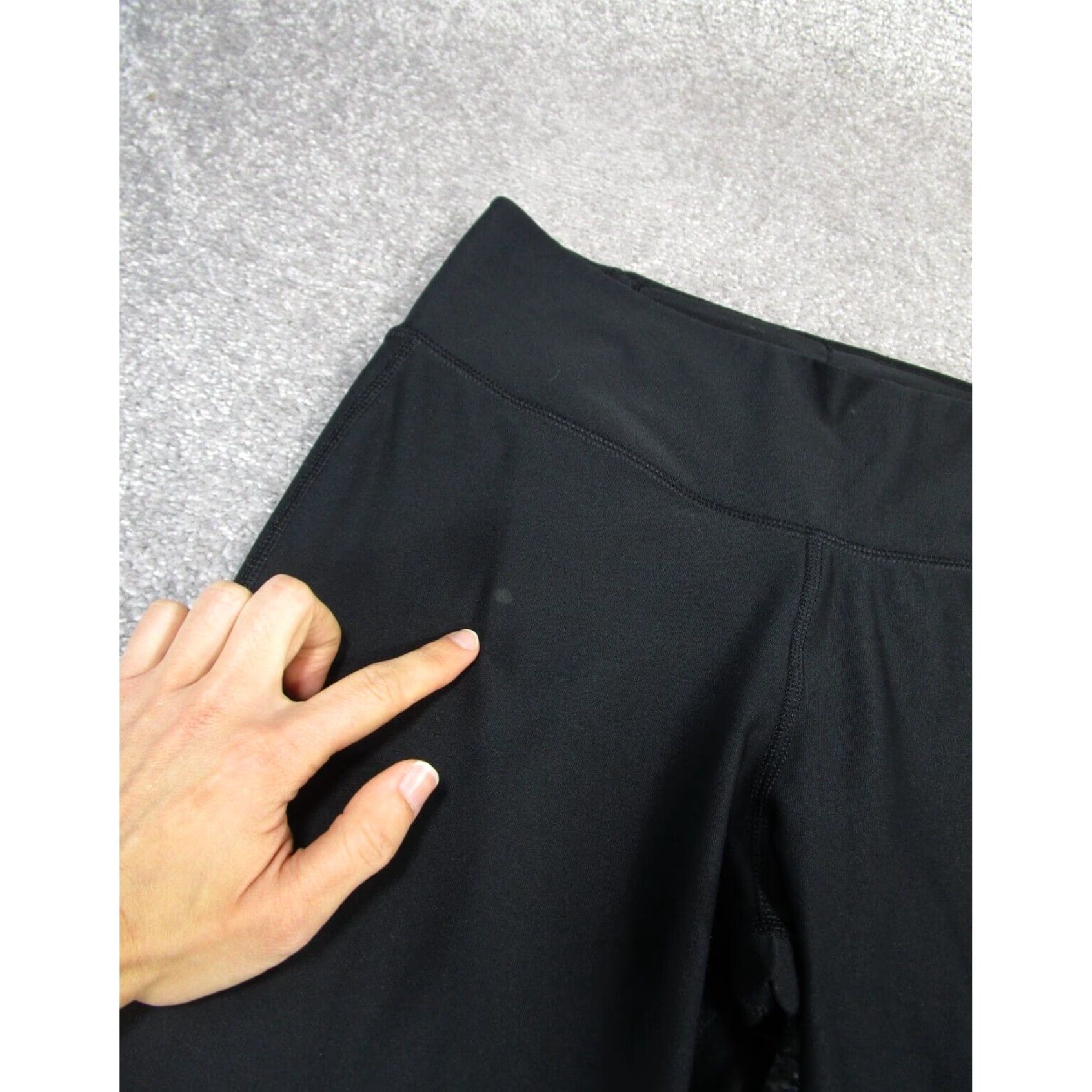 Nike Nike Leggings Womens Medium Extra Large XL Dri Fit Black Compression Crop Training Size 32" / US 10 / IT 46 - 2 Thumbnail