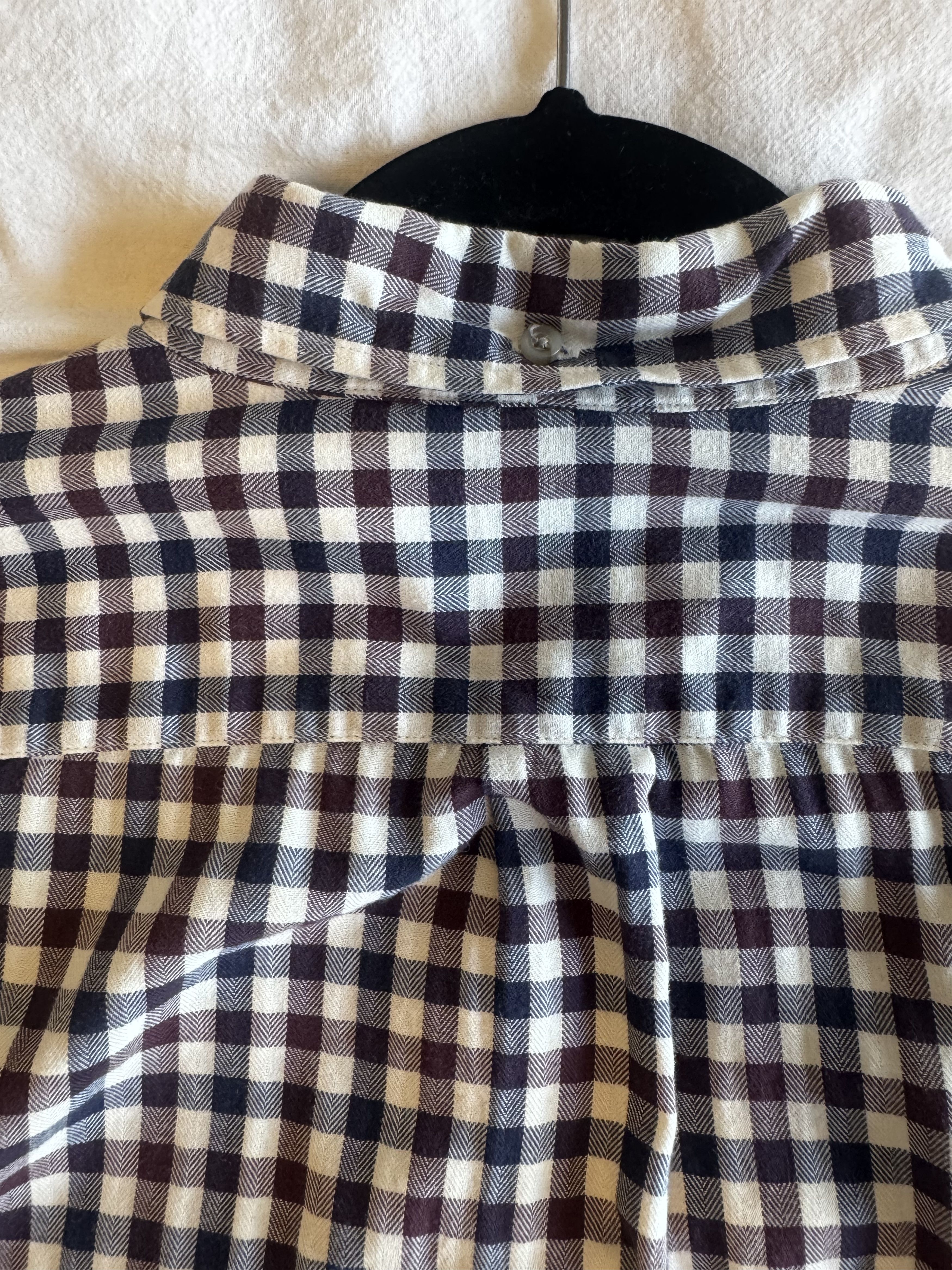 J.Crew J.Crew Cotton Gingham Workshirt Navy Burgundy Check Large Size US L / EU 52-54 / 3 - 6 Thumbnail