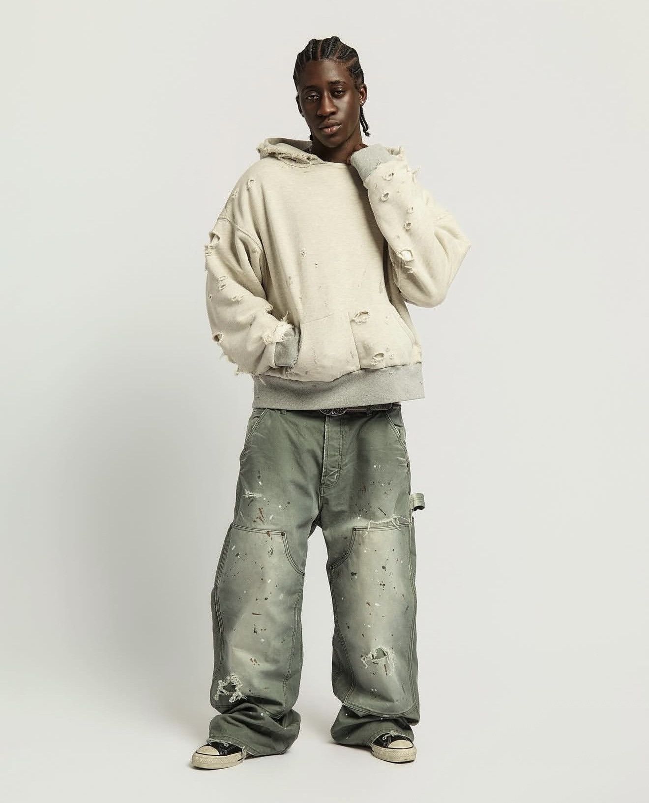Other UNDS ‘Two Tone Afterhood Hoodie’ Size US L / EU 52-54 / 3 - 4 Thumbnail