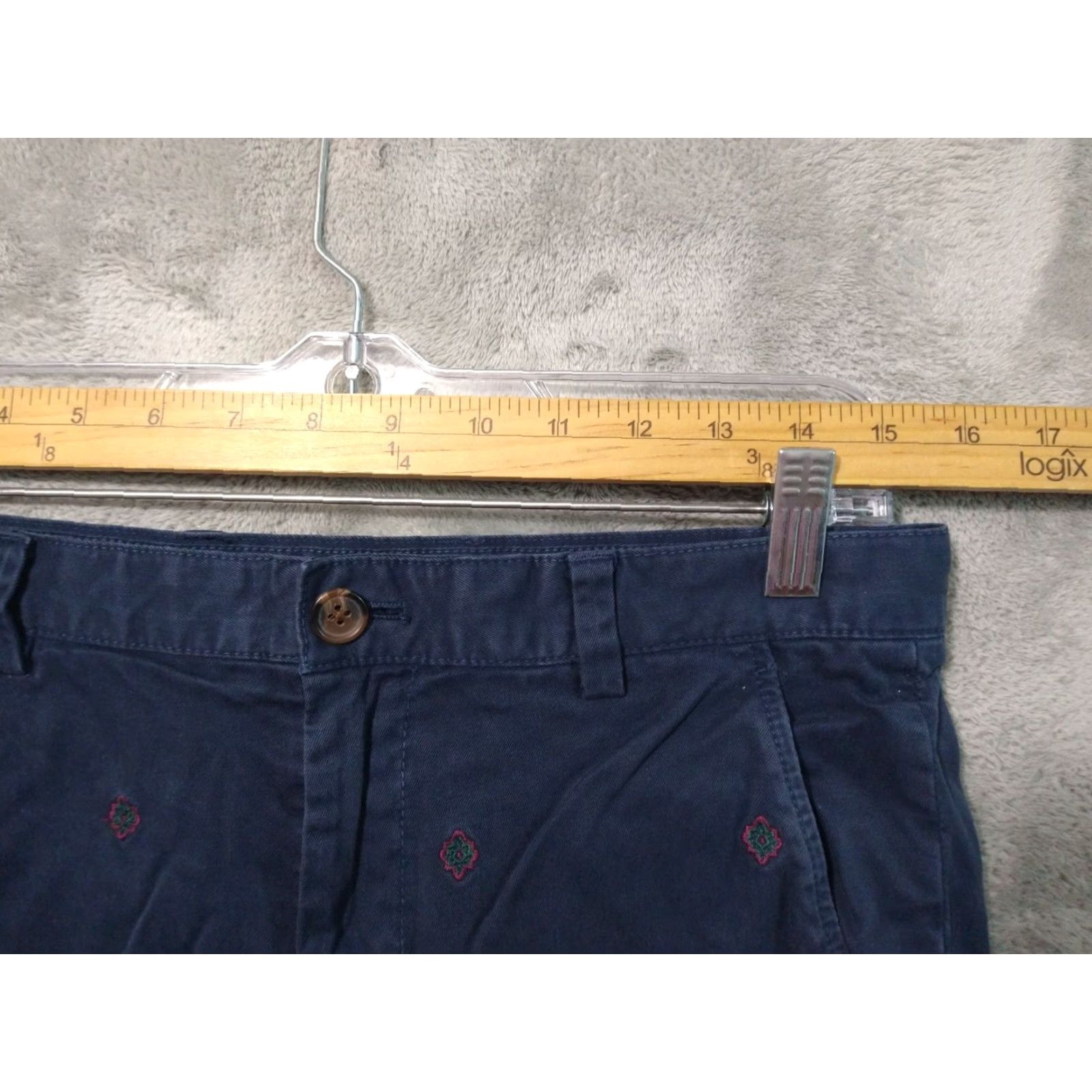 Brooks Brothers Brooks Brothers Shorts Mens 32 Navy Blue Chino Flat Front Southwest Mid Rise Casual Summer Spring Size US 32 / EU 48 - 3 Thumbnail