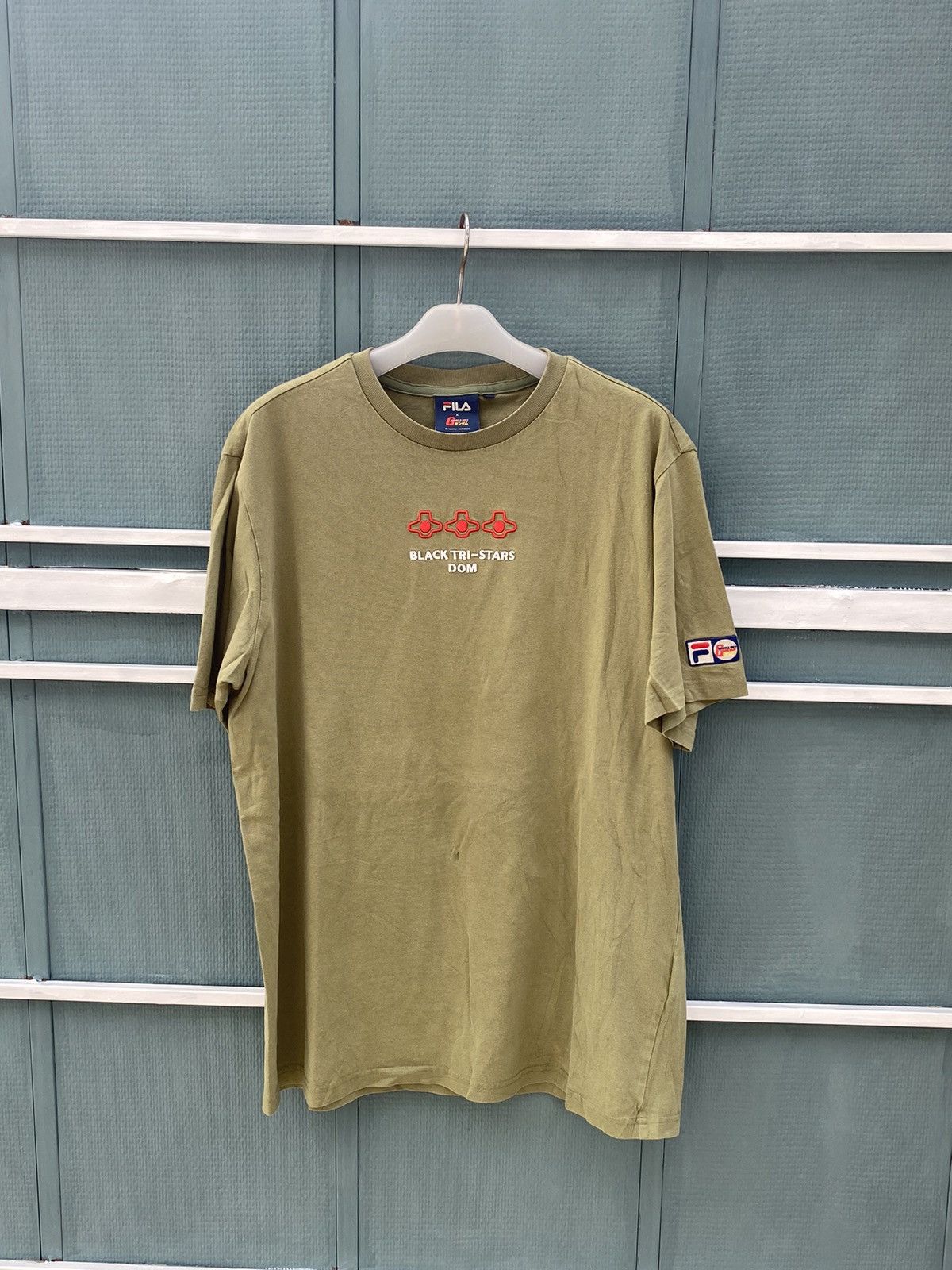 Fila Fila x gundam black tri stars dom tee Size US M / EU 48-50 / 2 - 1 Thumbnail