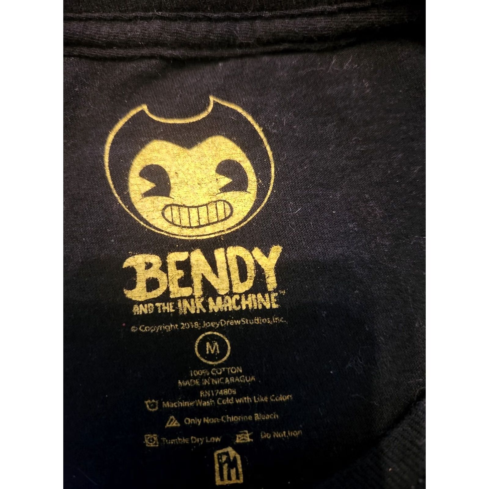 Vintage Bendy and the Ink Machine Dreams Come True Mickey Black Top T Shirt Size Medium Size M / US 6-8 / IT 42-44 - 5 Thumbnail