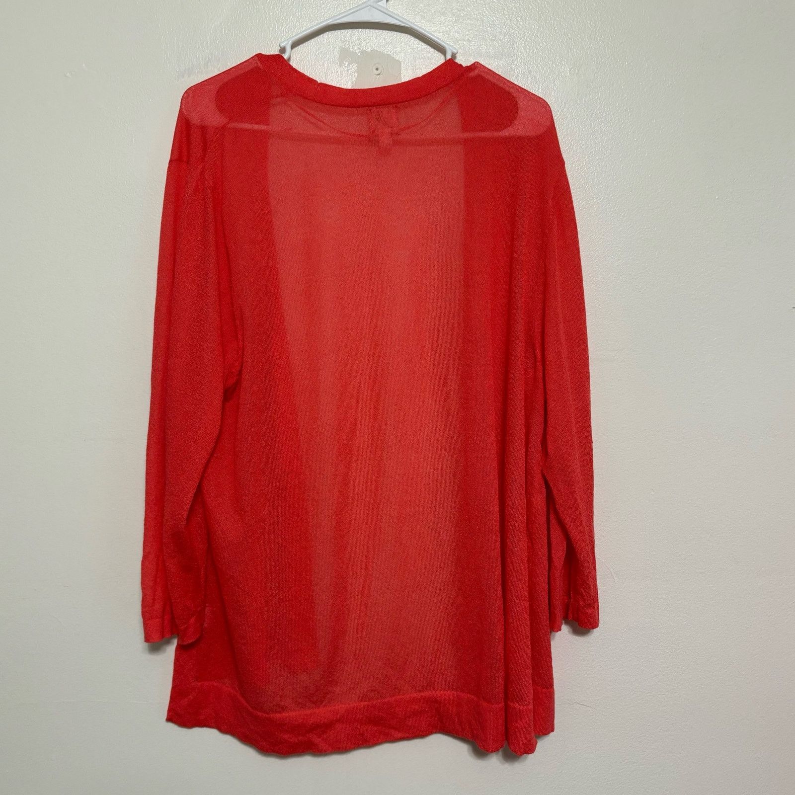 Other JM Collection Coral Orange Sweater and Tank Set Size 2X Size XXL / US 16-18 / IT 52-54 - 2 Thumbnail