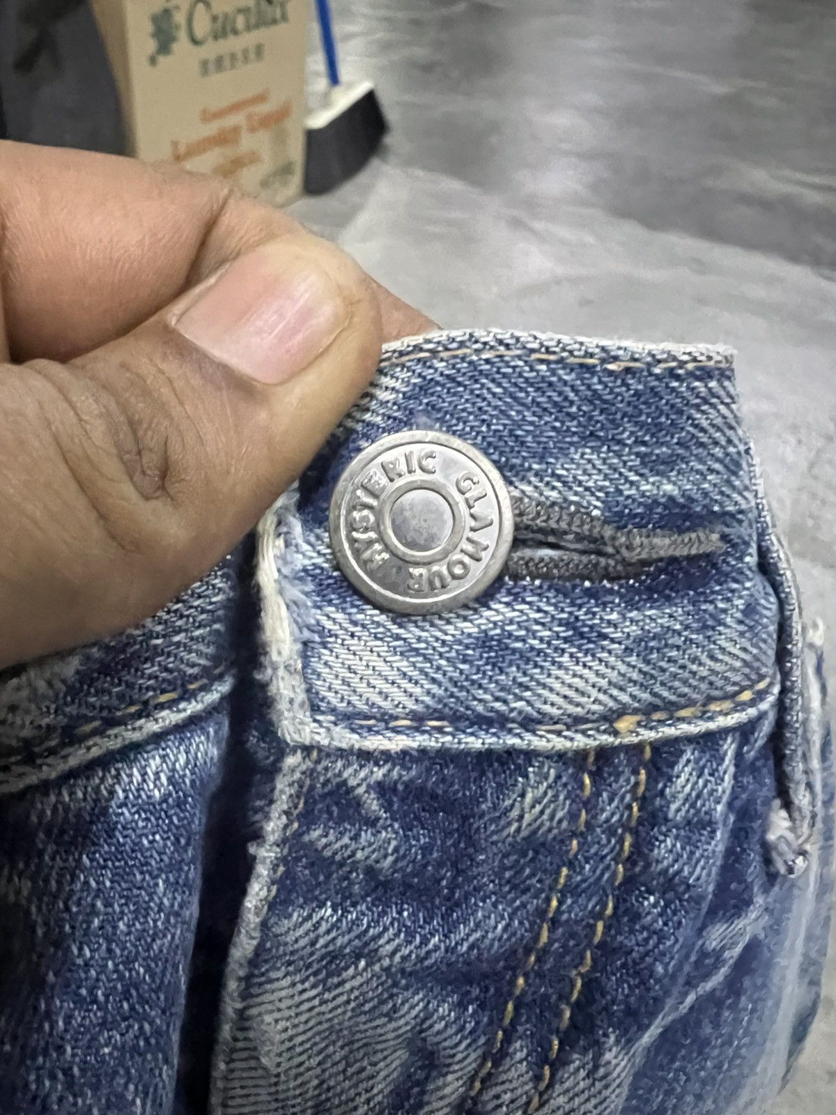 Designer × Hysteric Glamour HYSTERIC GLAMOUR DISTRESSED DENIM PANT Size US 28 / EU 44 - 7 Thumbnail