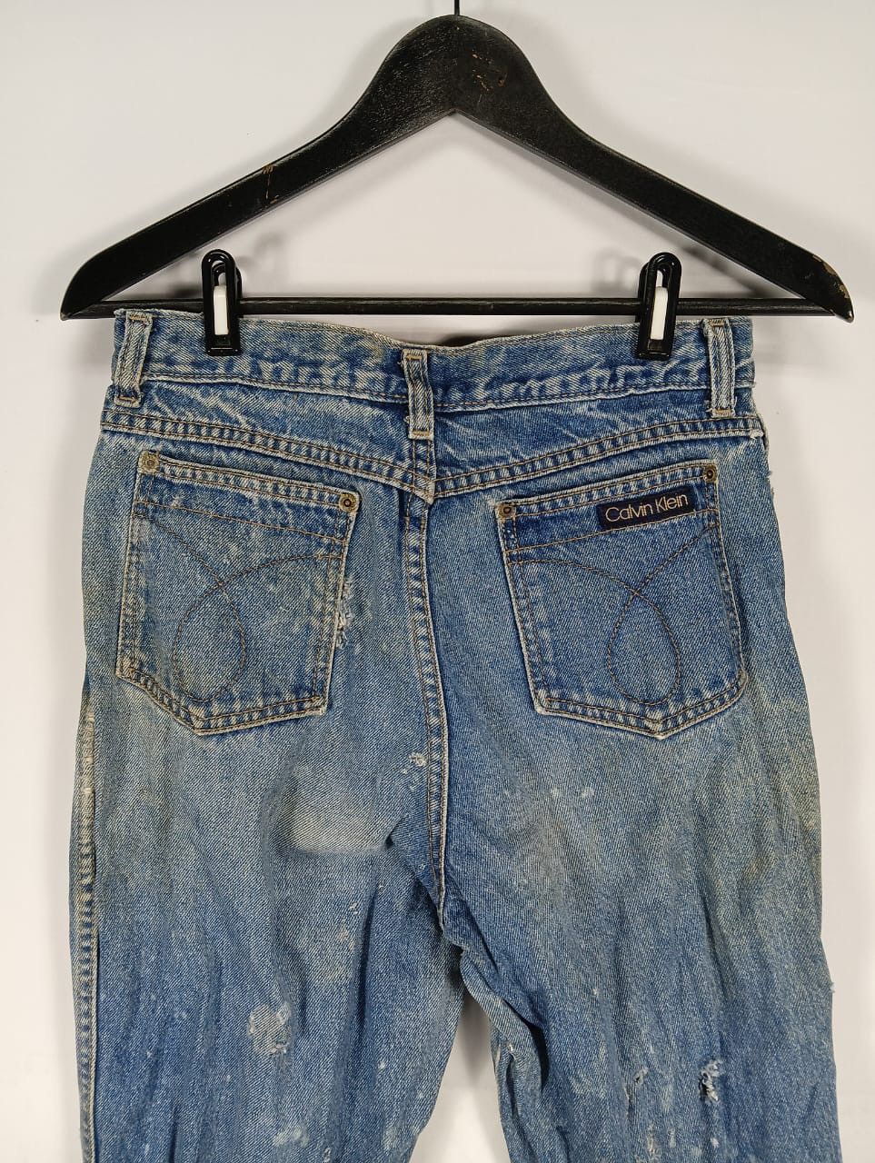 Calvin Klein vintage Calvin klein distressed denim made in USA 3375 Size US 29 - 5 Thumbnail