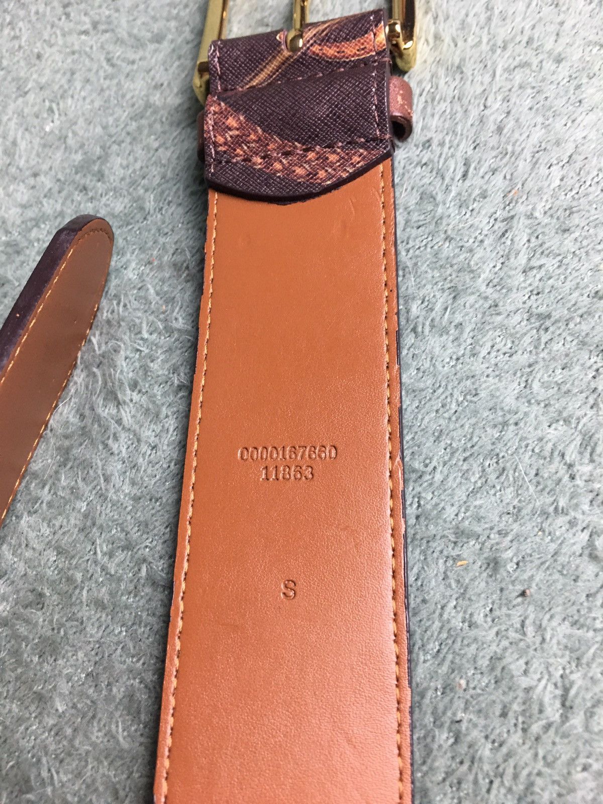 Lauren Ralph Lauren × Ralph Lauren RALPH LAUREN Belt Bridle Equestrian Crosshatch Logo RLL Size ONE SIZE - 9 Thumbnail