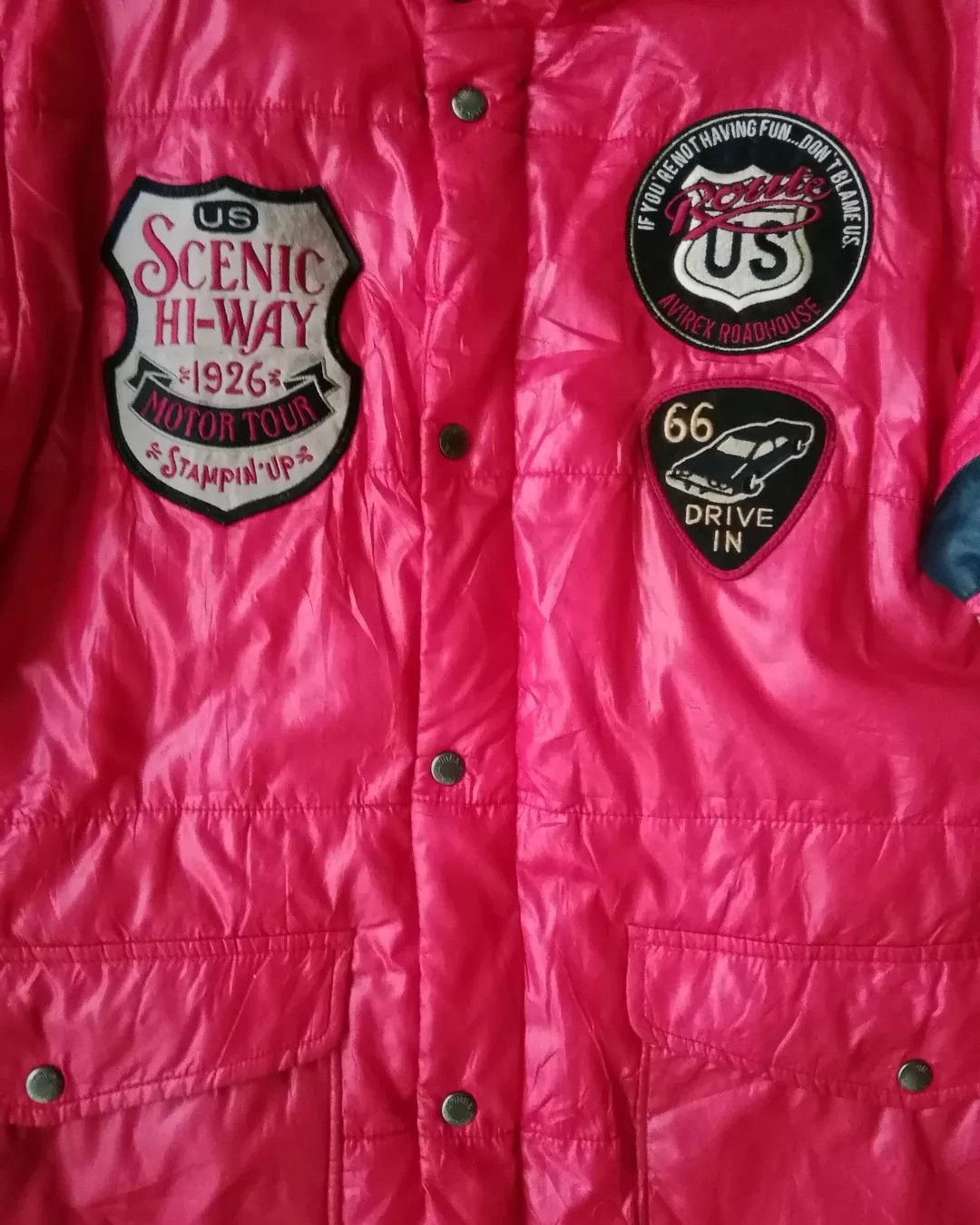 Avirex Vintage Avirex USA Route 66 Bomber Jacket Racing Size US XL / EU 56 / 4 - 2 Thumbnail