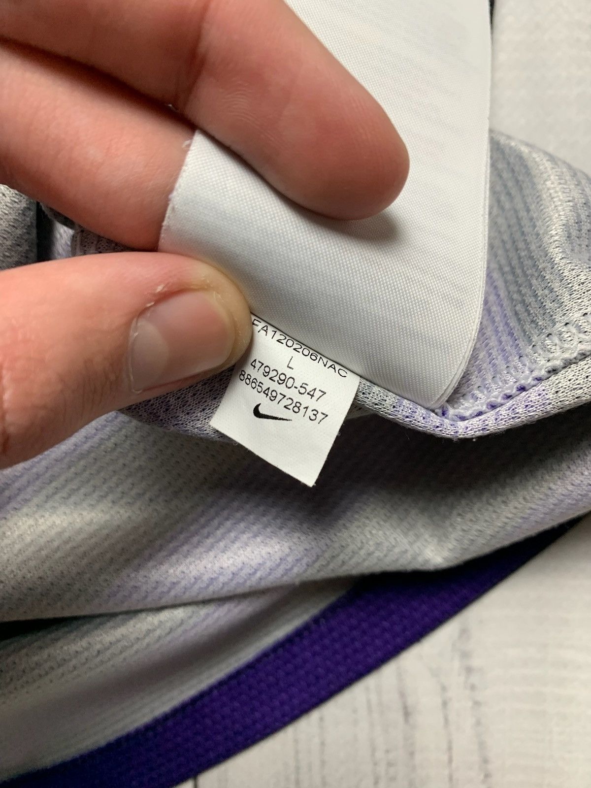 Nike × Vintage Vintage Arsenal soccer jersey away purple 15 Chamberlain Xs Size US XS / EU 42 / 0 - 7 Thumbnail
