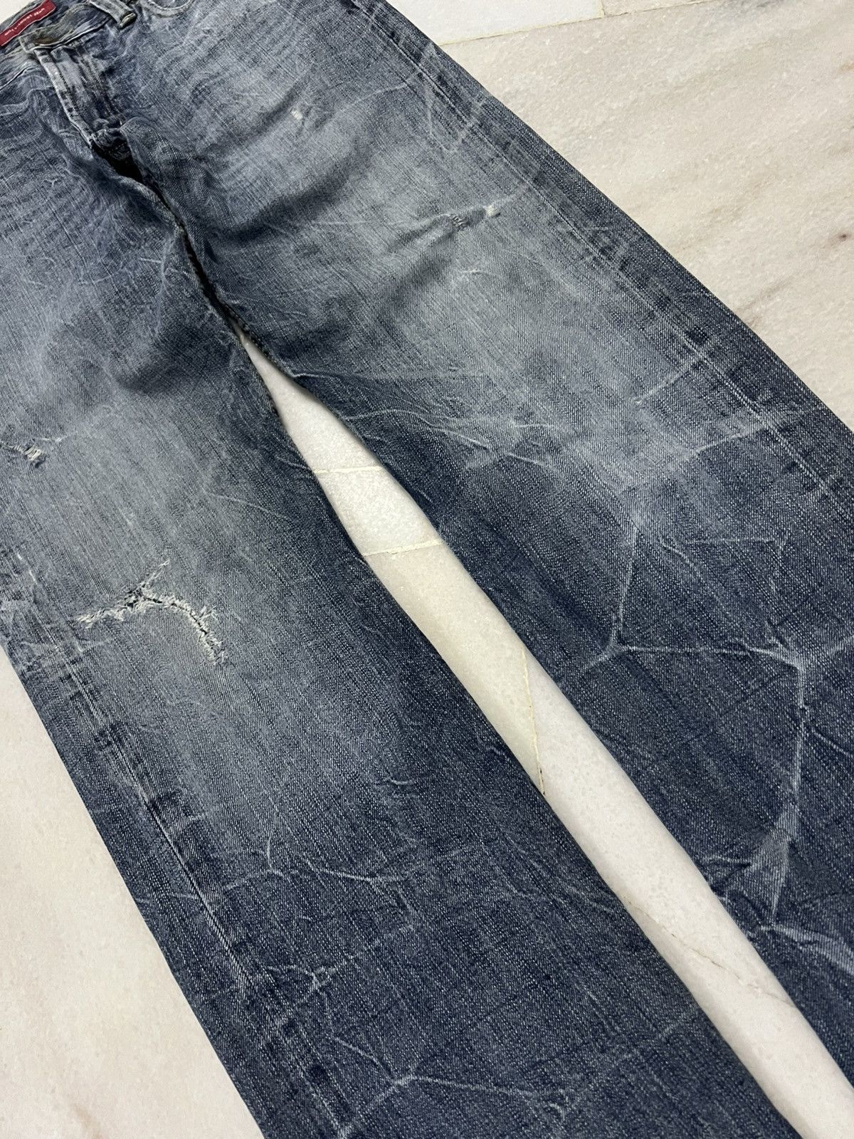 Japanese Brand Anti Label Faded Jean Japan Size US 32 / EU 48 - 5 Thumbnail