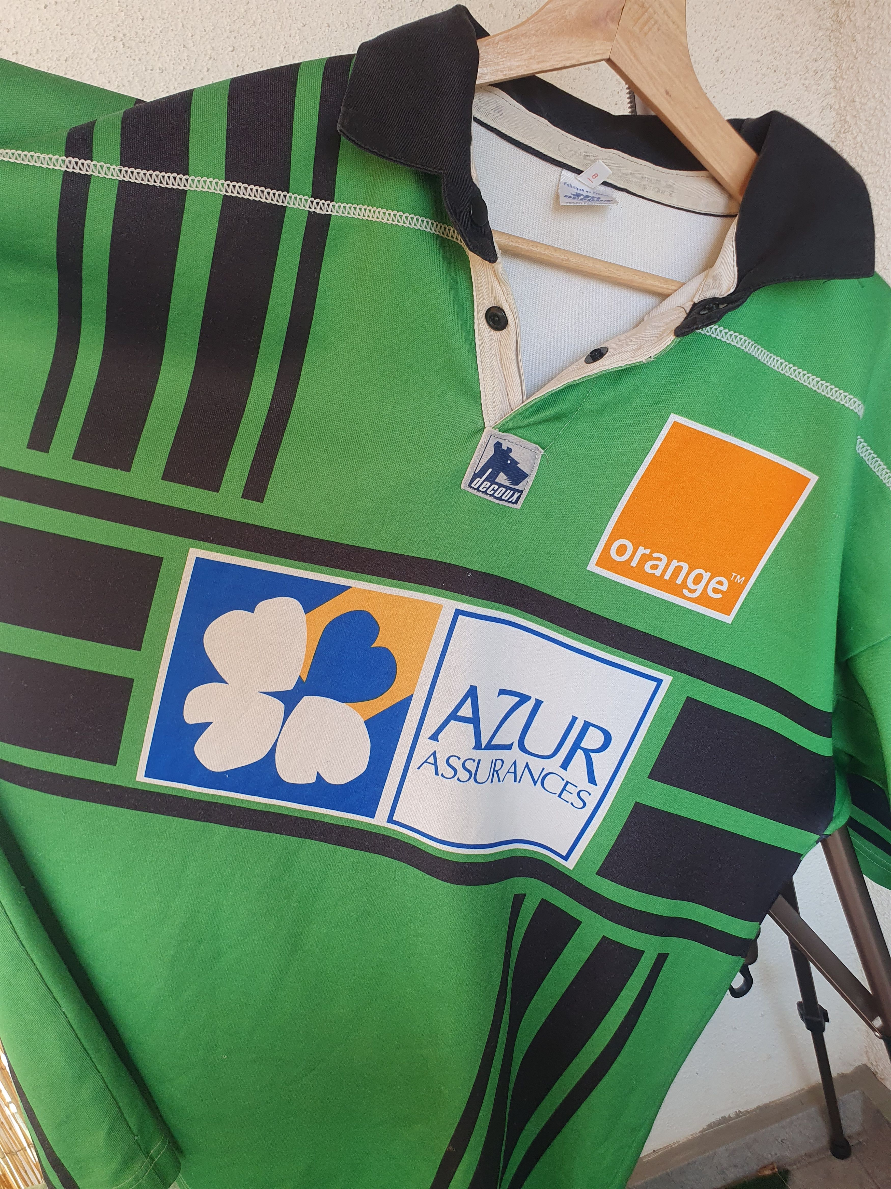 Vintage Decoux Sport Vintage Made in France Rugby Jersey sz XL Size US XL / EU 56 / 4 - 5 Thumbnail