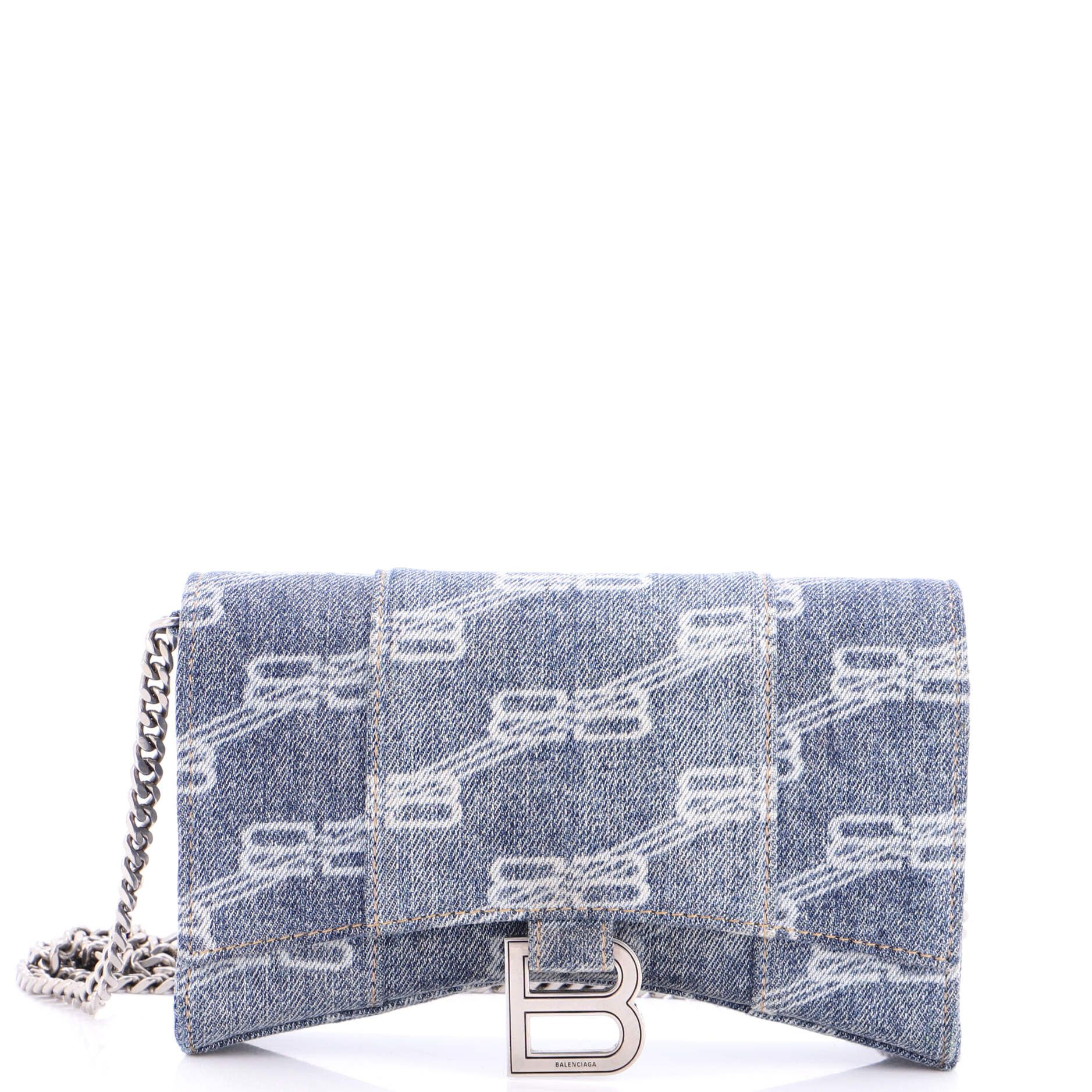 Balenciaga Hourglass Chain Wallet Size ONE SIZE - 1 Thumbnail