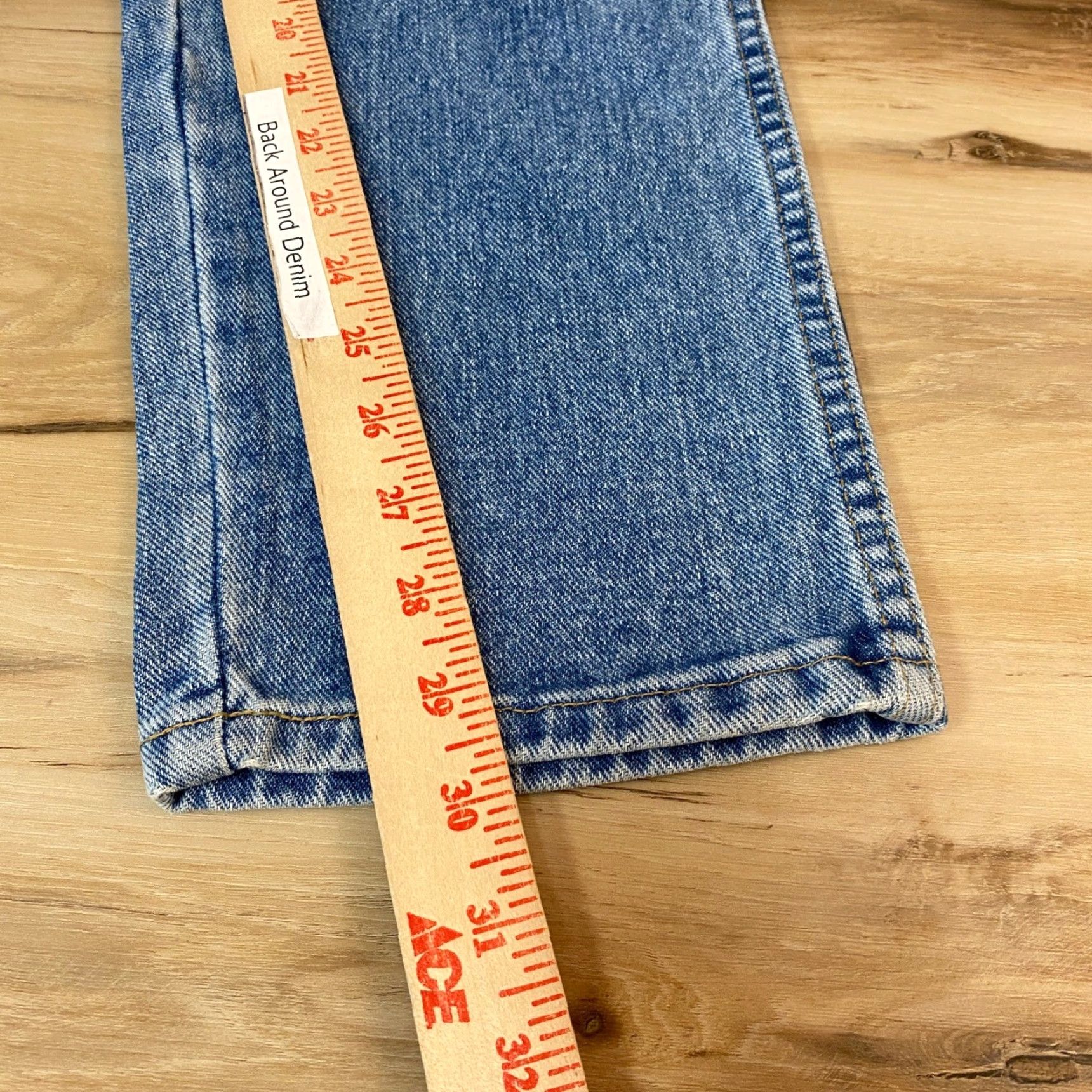 Wrangler VINTAGE Wrangler Jeans Relaxed Fit Blue Denim Mens 29x30 NWT USA 97601 AS Size US 29 - 5 Thumbnail