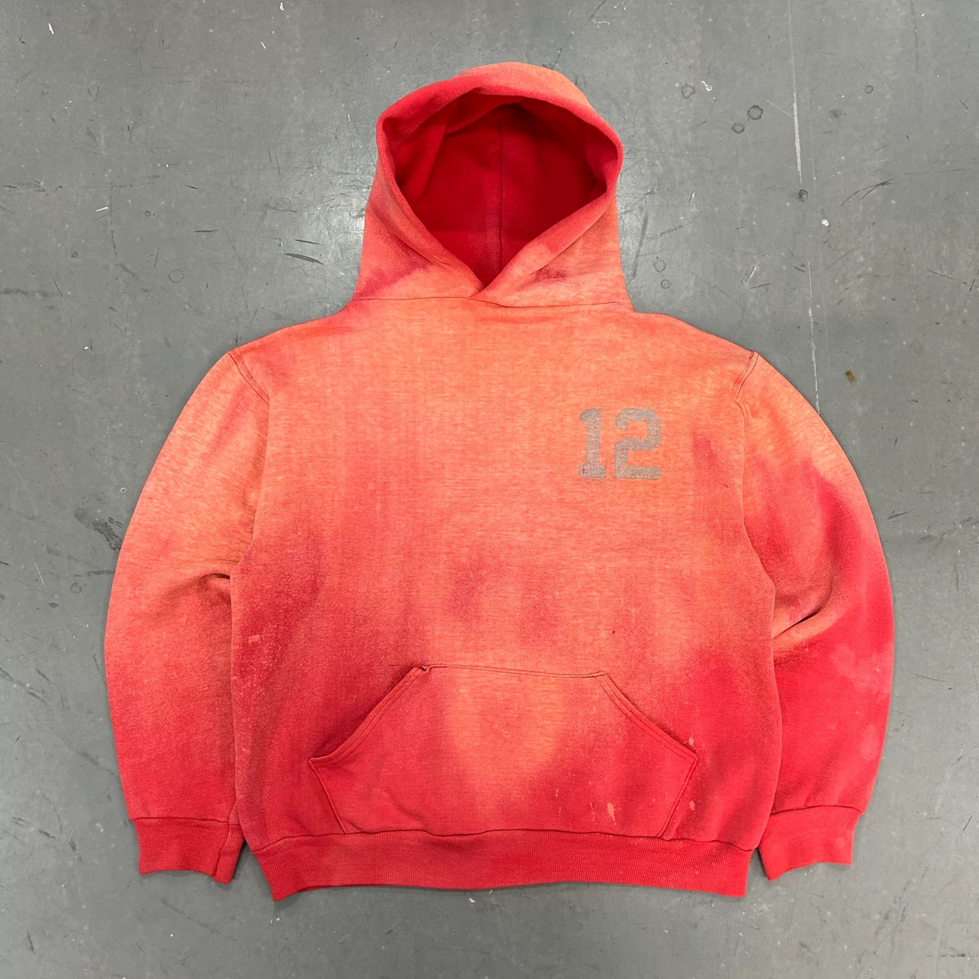 Vintage Vintage Russell 70s Sunfaded Hoodie Size US XL / EU 56 / 4 - 1 Thumbnail