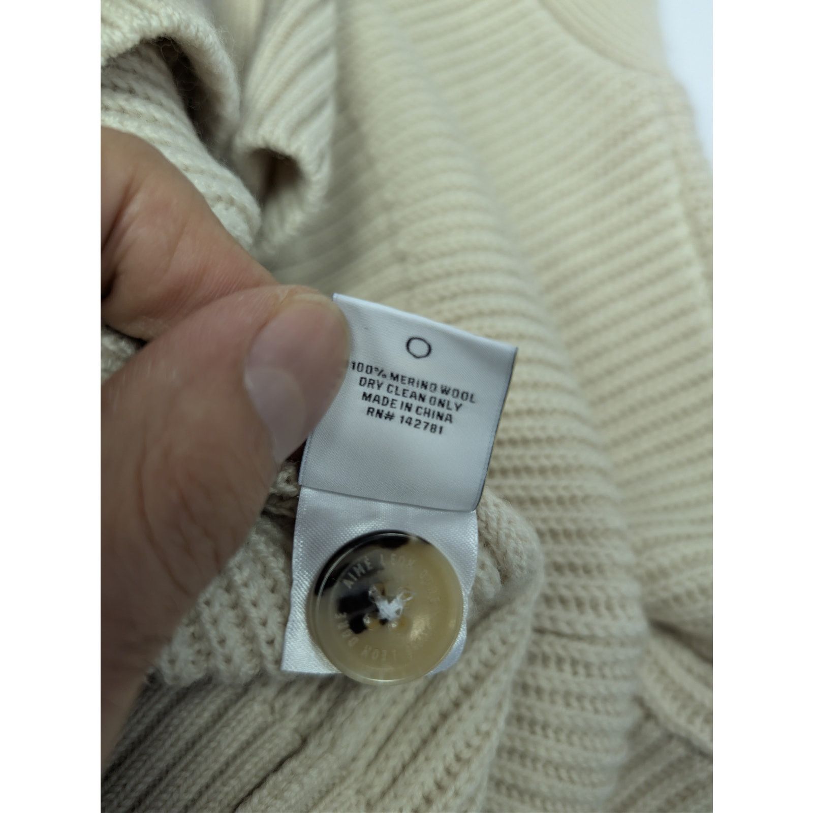Aime Leon Dore o1rshd1 Shaker Stitch Cardigan Sweater in Oatmeal Size US L / EU 52-54 / 3 - 20 Thumbnail
