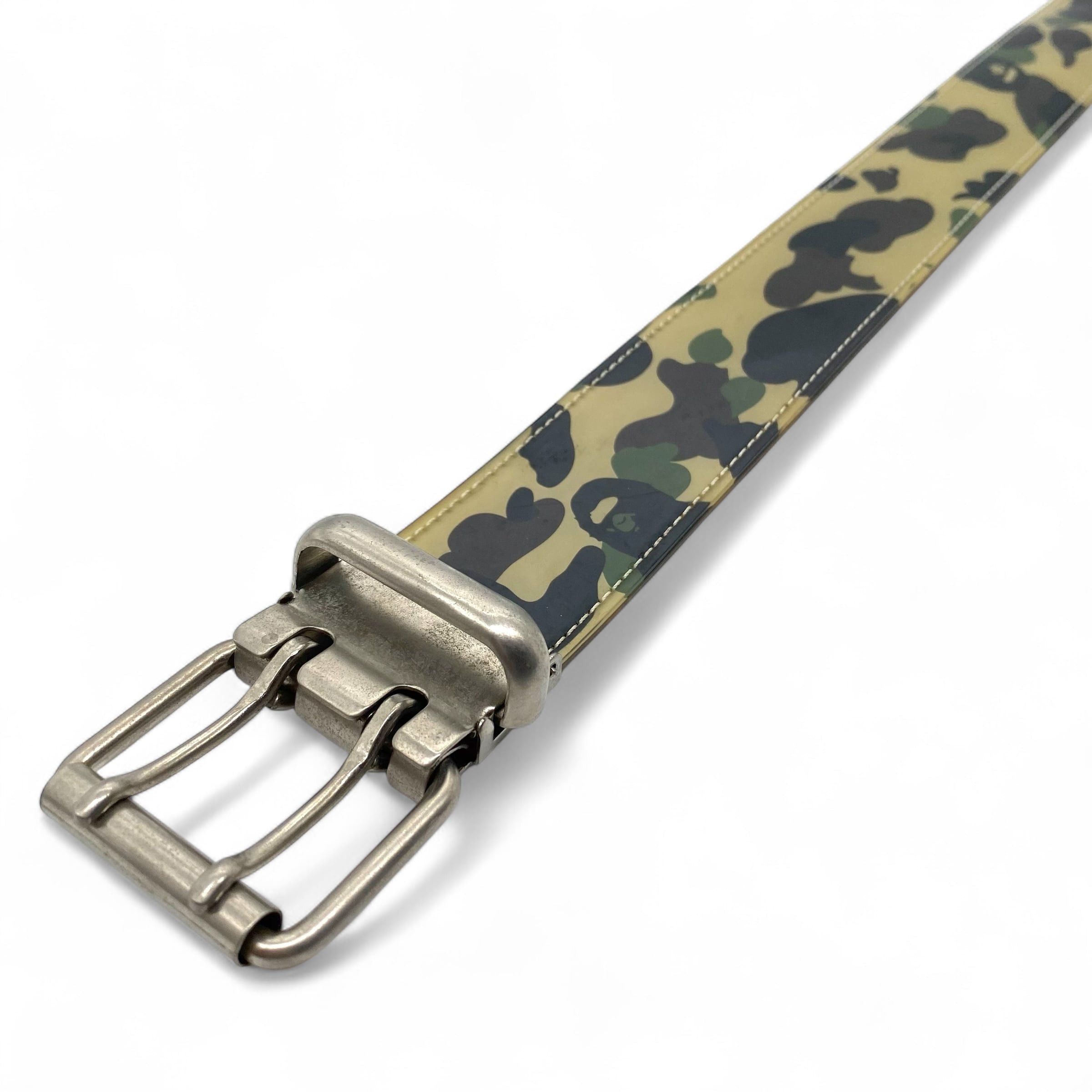NIGO ABATHINGAPE ベルト BAPE Leather belt ABC camo pink Gold buckle NIGO A Bathing