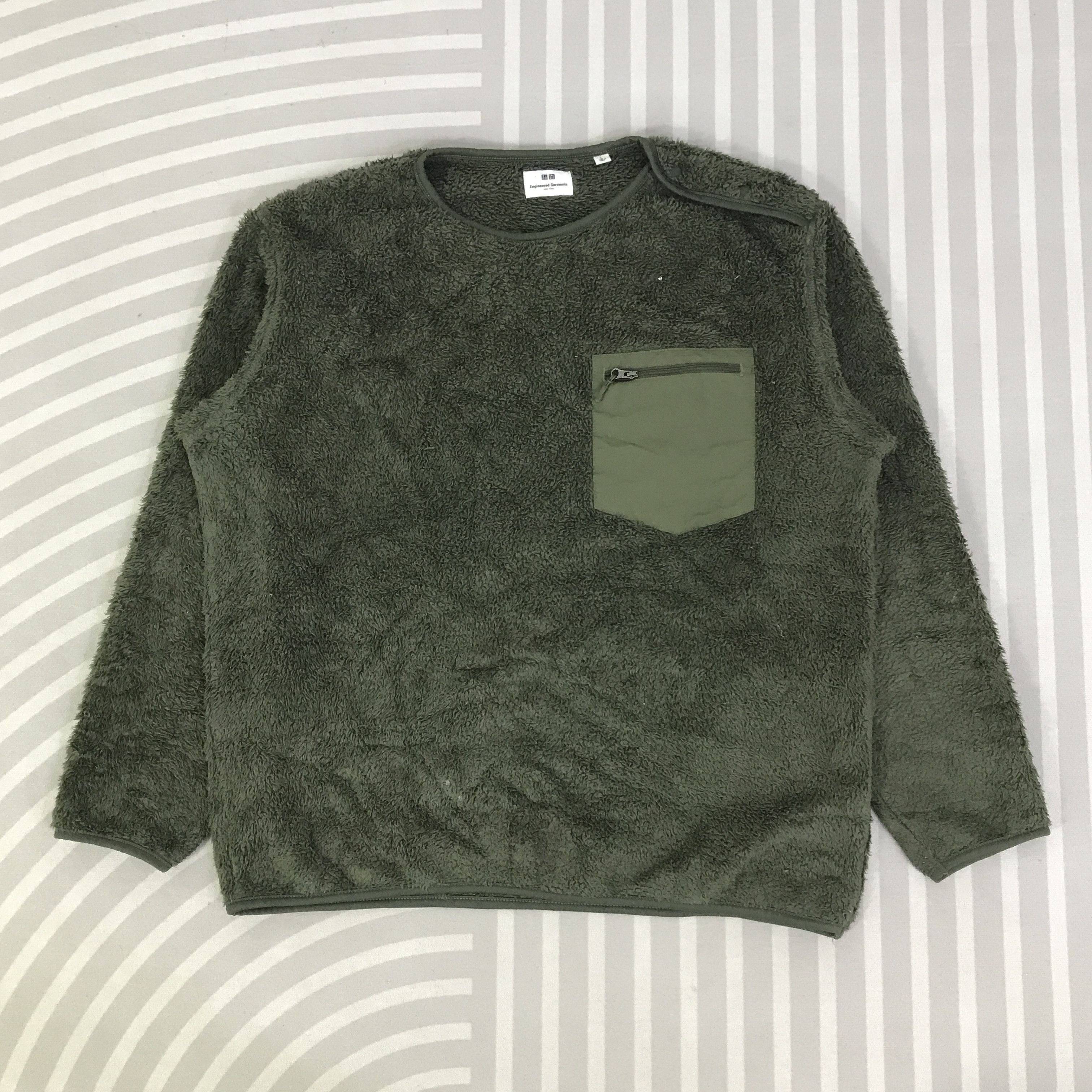 Engineered Garments × Uniqlo Vintage Uniqlo x Engineered Garments sherpa sweater K126B4 Size US L / EU 52-54 / 3 - 1 Thumbnail