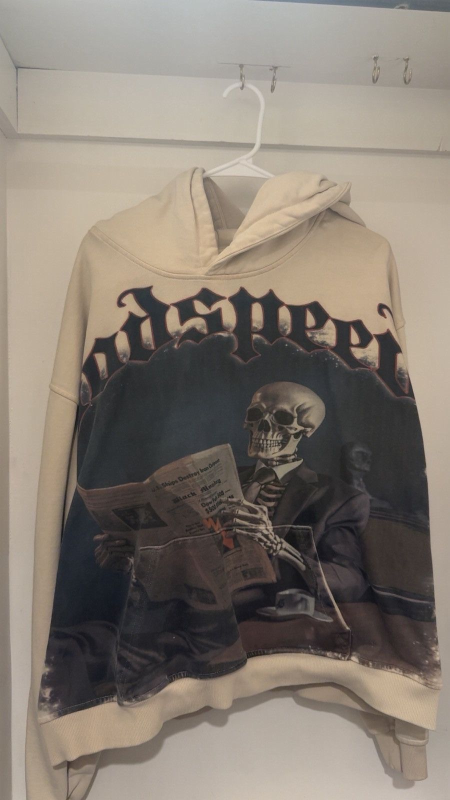 Godspeed Godspeed Hoodie Cream Black Monday Size US XL / EU 56 / 4 - 1 Thumbnail