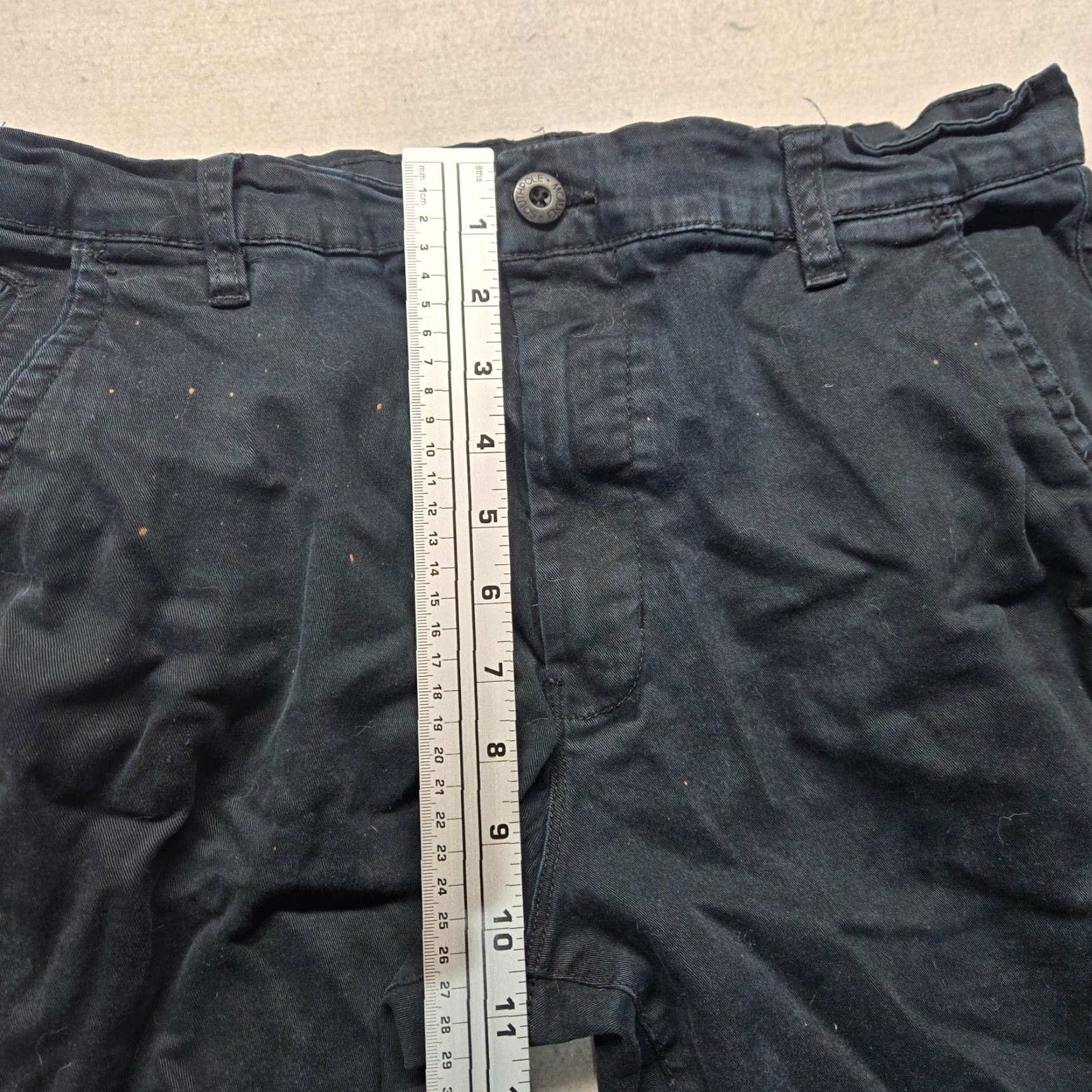 Southpole Southpole Pants Chino Black Mens Regular Size 32 x 30 Stretch Cotton Spandex 5-Pocket Tapered Belt Loops 89-... Size US 32 / EU 48 - 7 Thumbnail