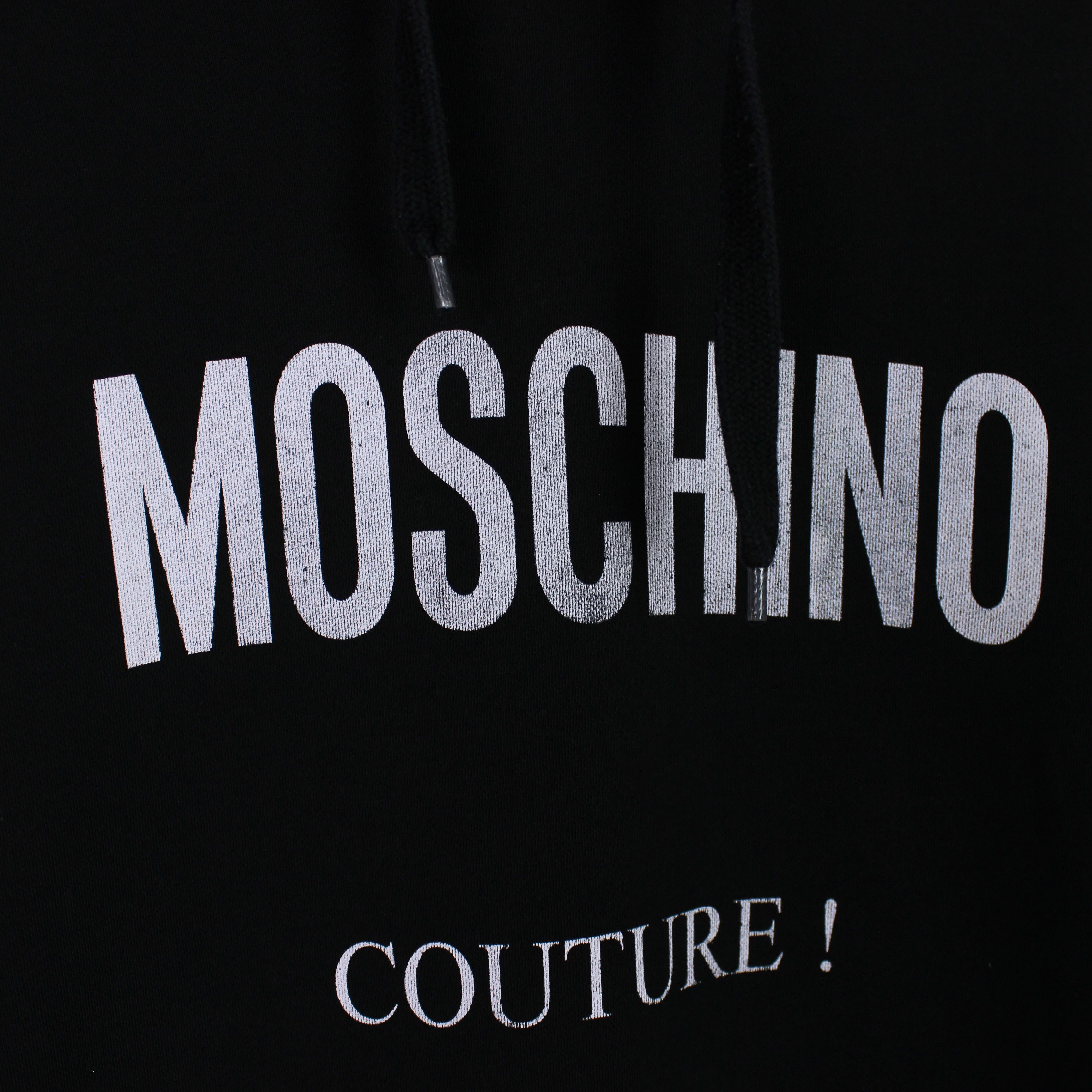 Moschino Moschino couture centr hoodie men logo black L XL Size US L / EU 52-54 / 3 - 7 Thumbnail