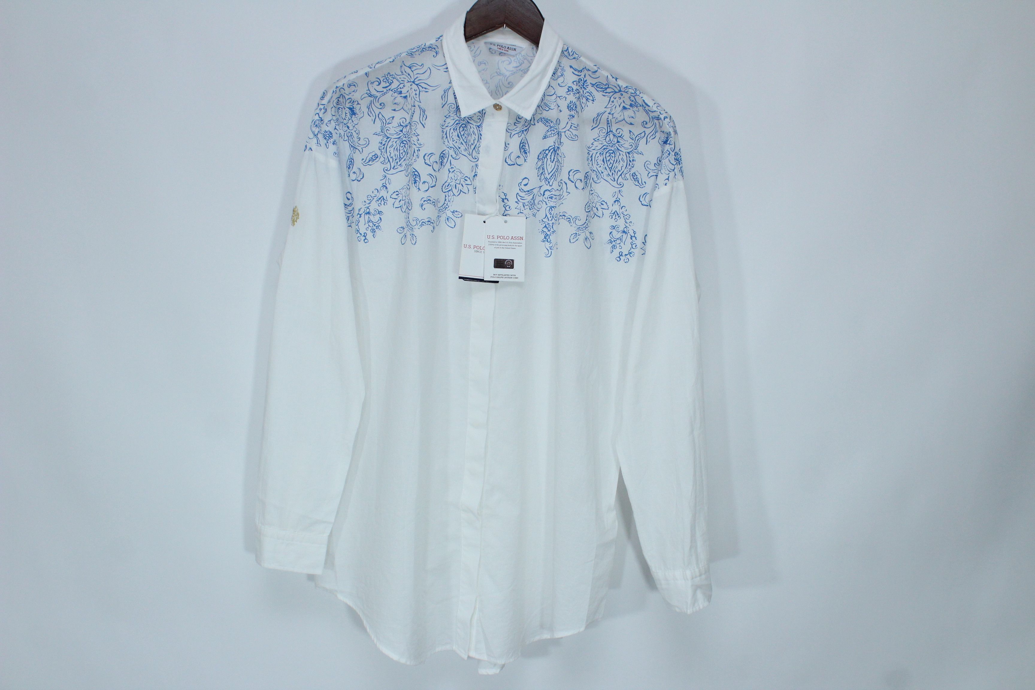 U.S. Polo Assn. US Polo Assn Blouse Size 40 Authentic Hype Size S / US 4 / IT 40 - 1 Thumbnail