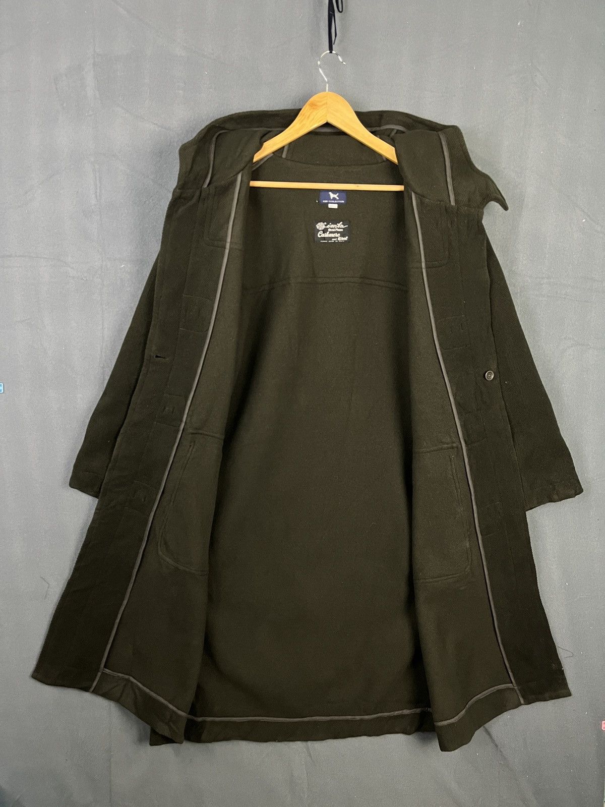 Japanese Brand × Vintage Cashmere & Wool Hooded Duffle Coat Italy Fabric Japan Made Size US M / EU 48-50 / 2 - 7 Thumbnail