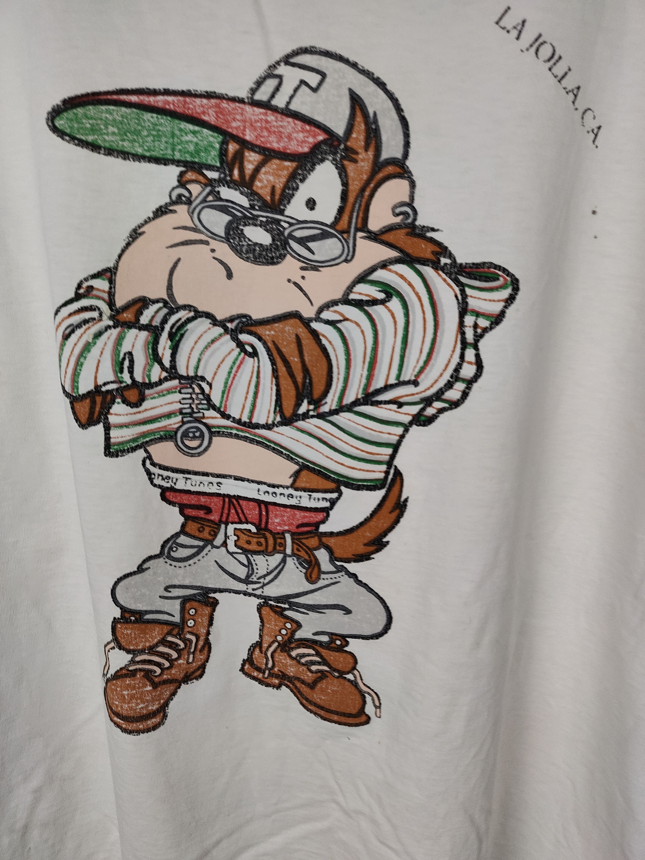 Cartoon Network × Vintage Vintage 90s Tazmania Looney Tunes Cartoon Shirt Size US M / EU 48-50 / 2 - 3 Thumbnail