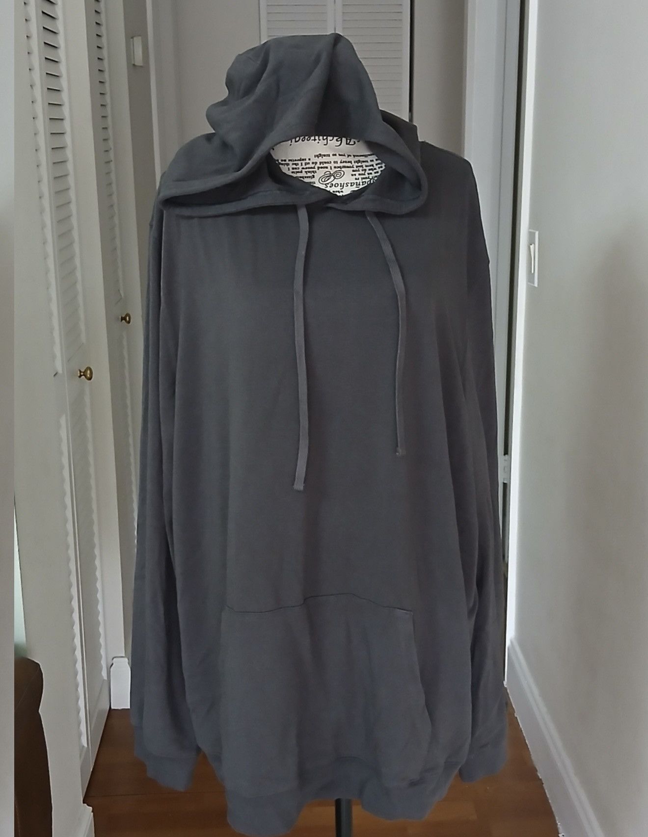 Other SKIMS Men's Dark Charcoal Hoodie - Pullover Drawstring Size US XL / EU 56 / 4 - 5 Thumbnail