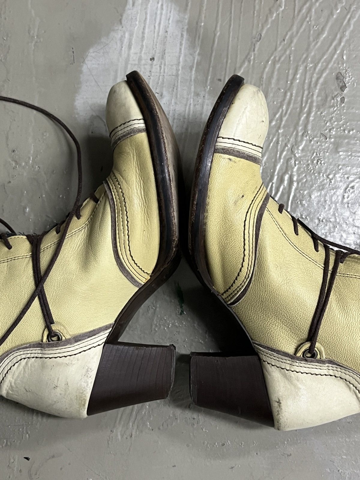 KMRii Vintage Alfredo Bannister Chloe Style Fold Boots With Heels Size US 5 / IT 35 - 9 Thumbnail