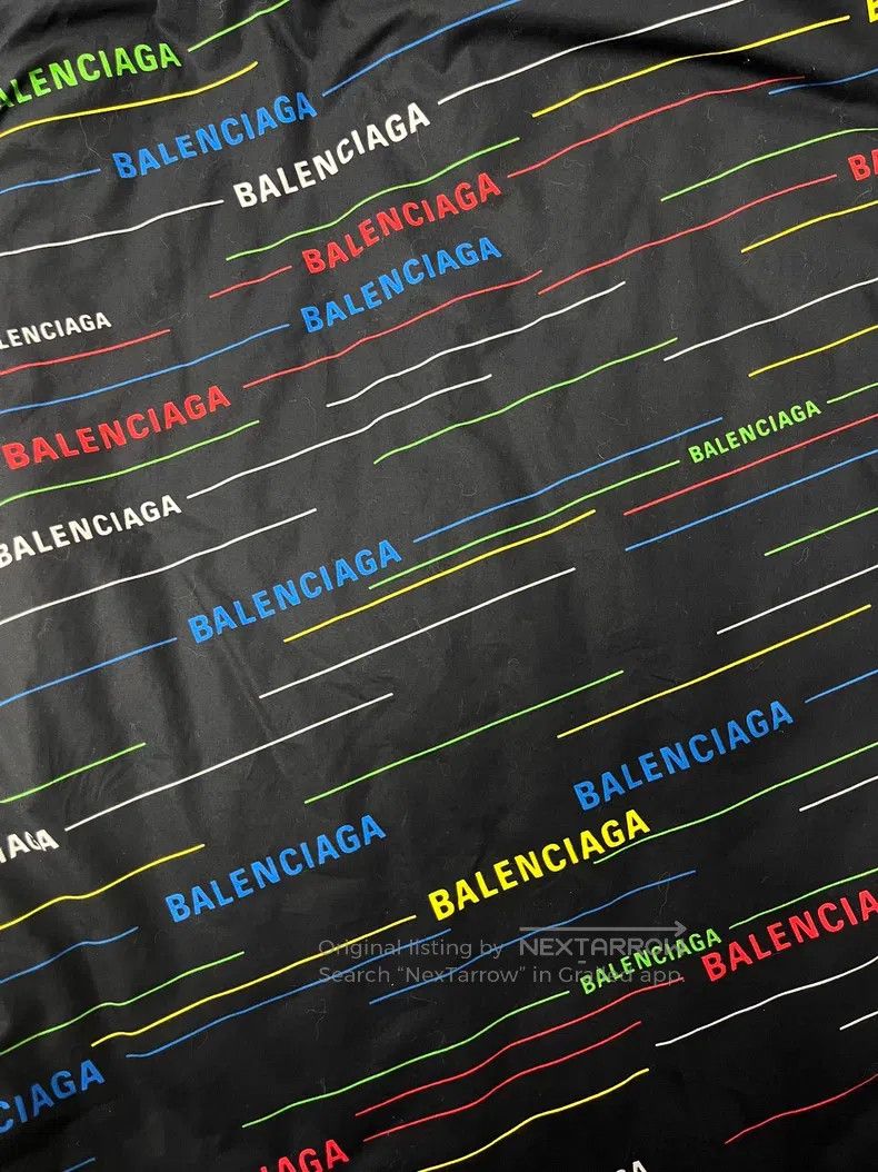 Balenciaga Balenciaga Letter Printed Single-Breasted Lapel Short Slee Size US M / EU 48-50 / 2 - 3 Thumbnail