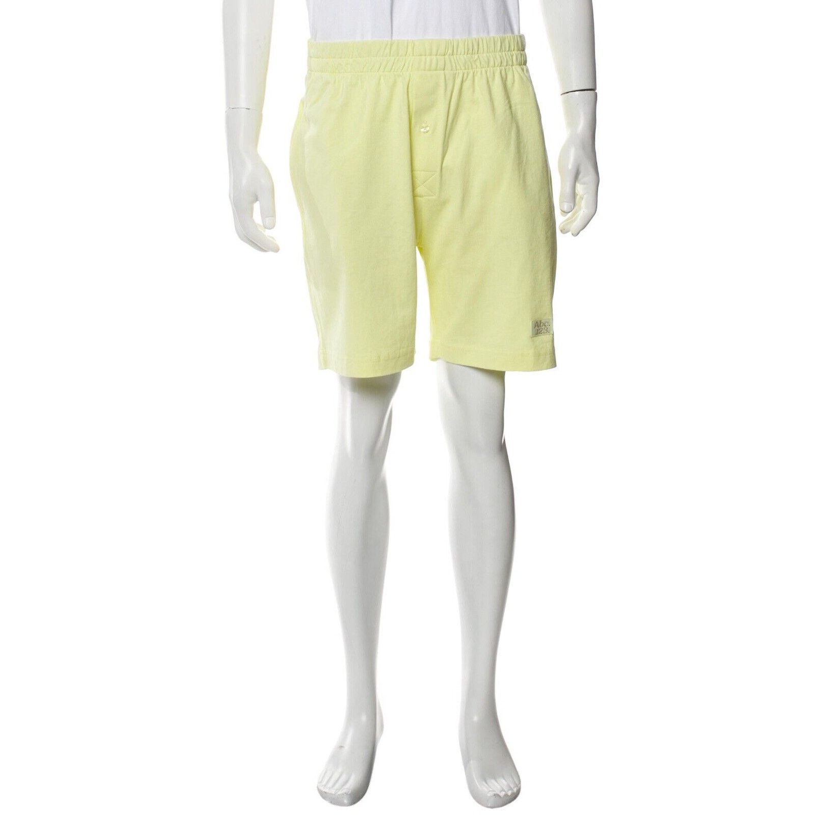 Image of Advisory Board Crystals Abc. 123 Shorts Size Large Yellow, Men's