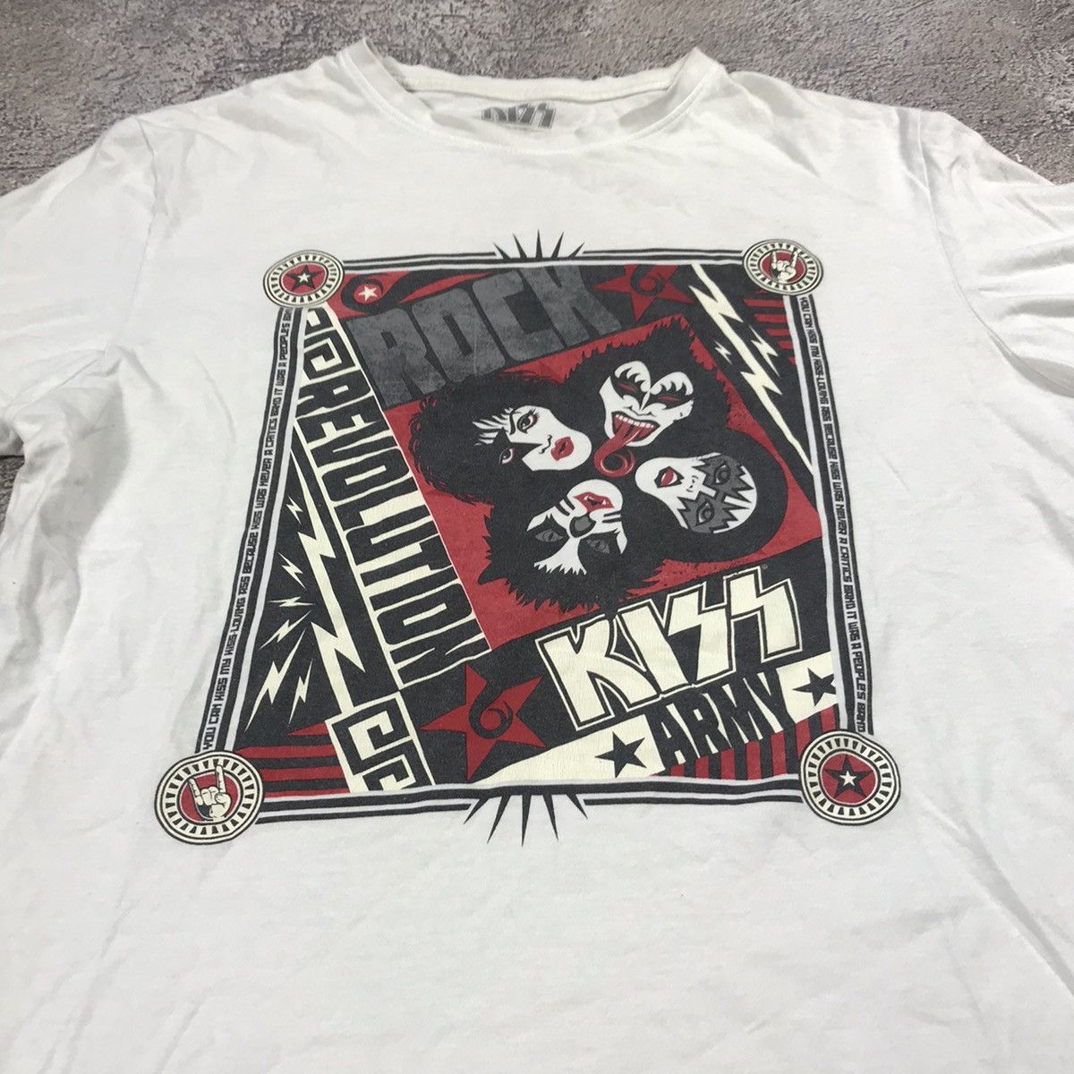 Vintage Vintage 90s Kiss Band Graphic Tee Horror Punk Rock Grunge M Size US M / EU 48-50 / 2 - 2 Thumbnail