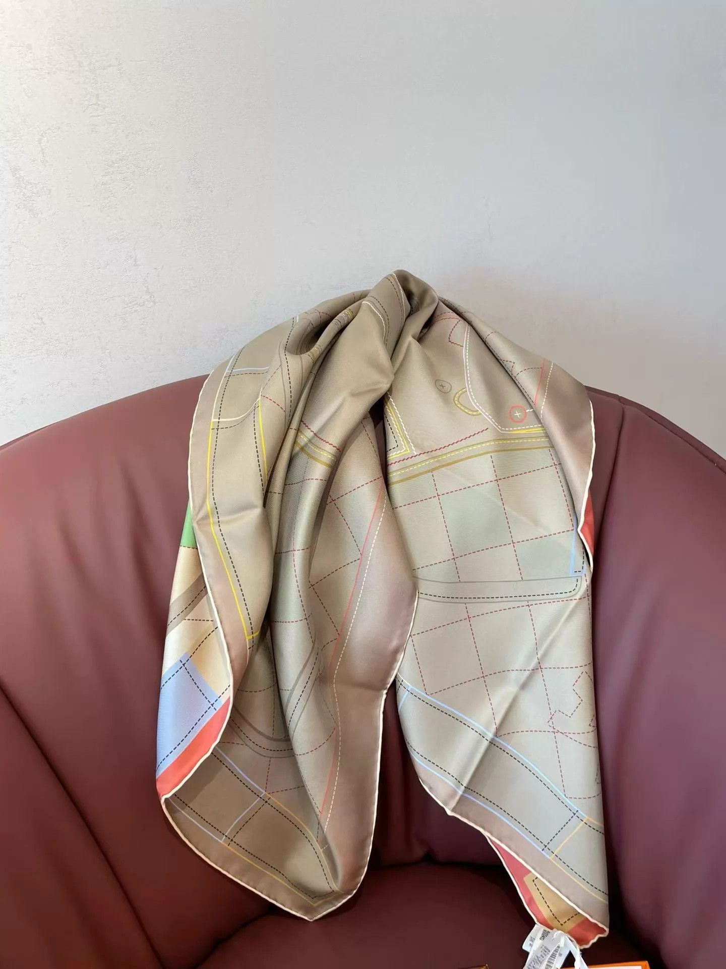 Hermes HERMES Double-sided Saddle Scarf NWT Y231 Size ONE SIZE - 2 Thumbnail