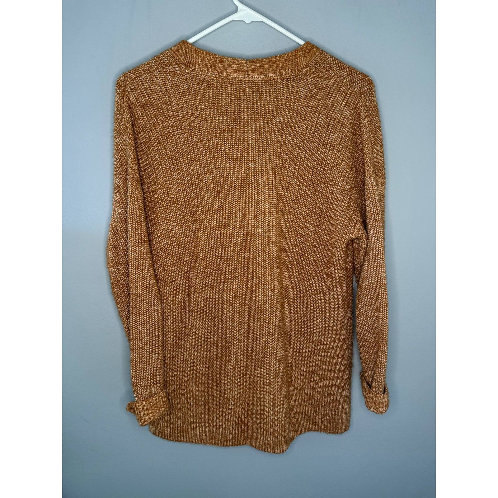 Other J. Jill Long Sleeve Button-Up Knit Cardigan Brown Women's SP Size S / US 4 / IT 40 - 2 Thumbnail