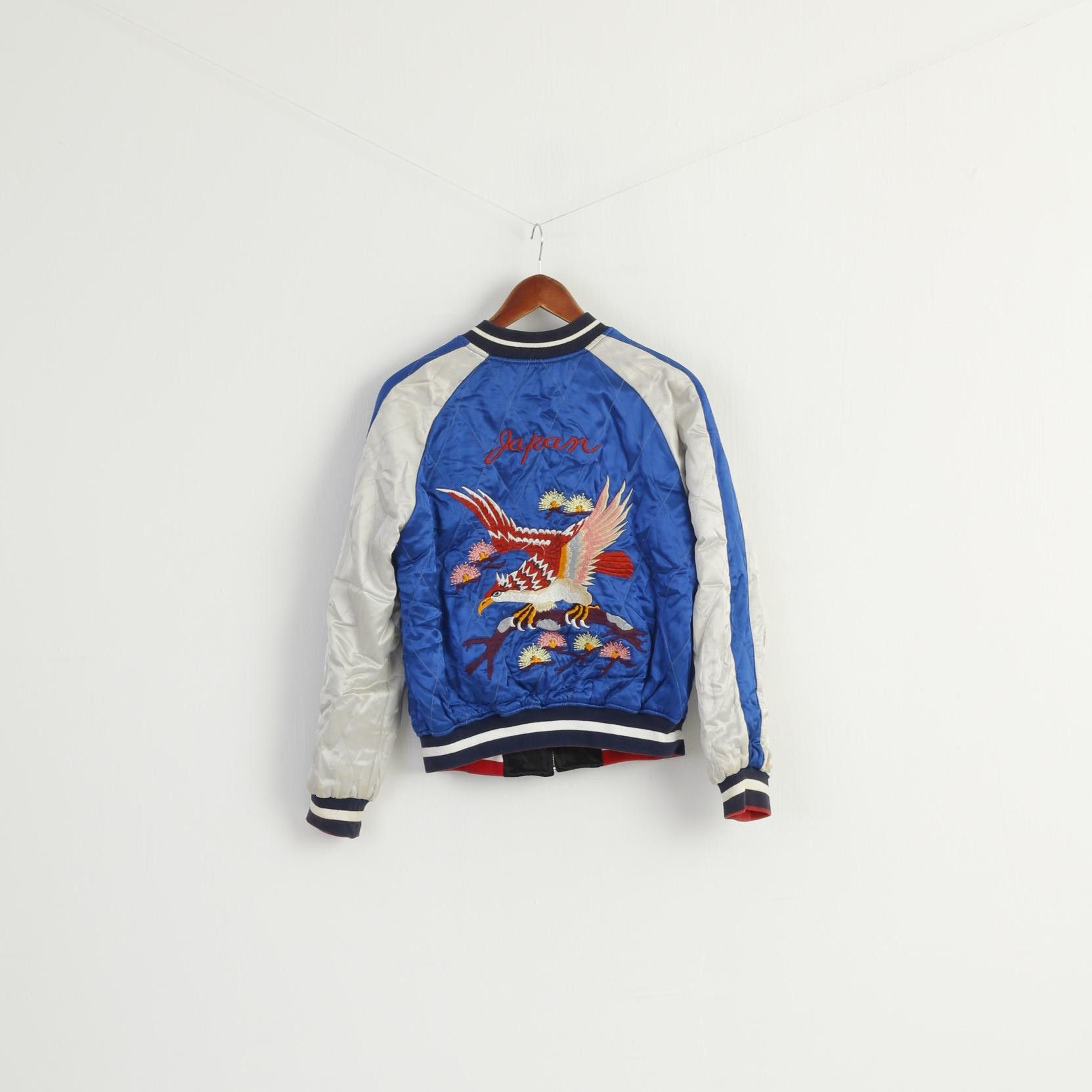 Topshop Topshop Women 6 10 XS Jacket Blue Black Shiny Japan 8849 Size M / US 6-8 / IT 42-44 - 4 Thumbnail