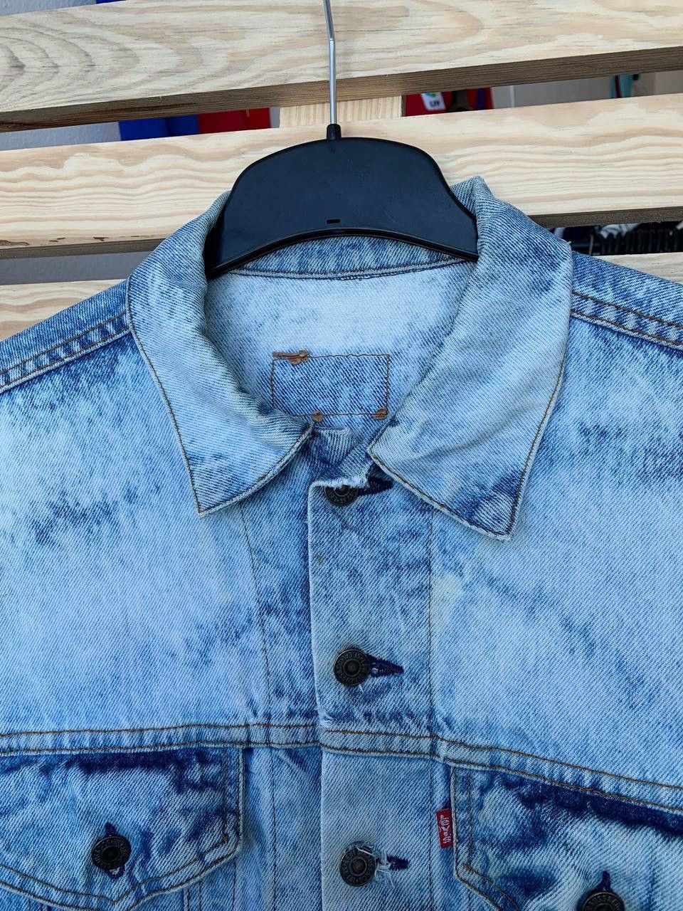 Levi's × Levi's Vintage Clothing Vintage Levi’s Denim Jacket Washed Distressed Size M Size US M / EU 48-50 / 2 - 7 Thumbnail