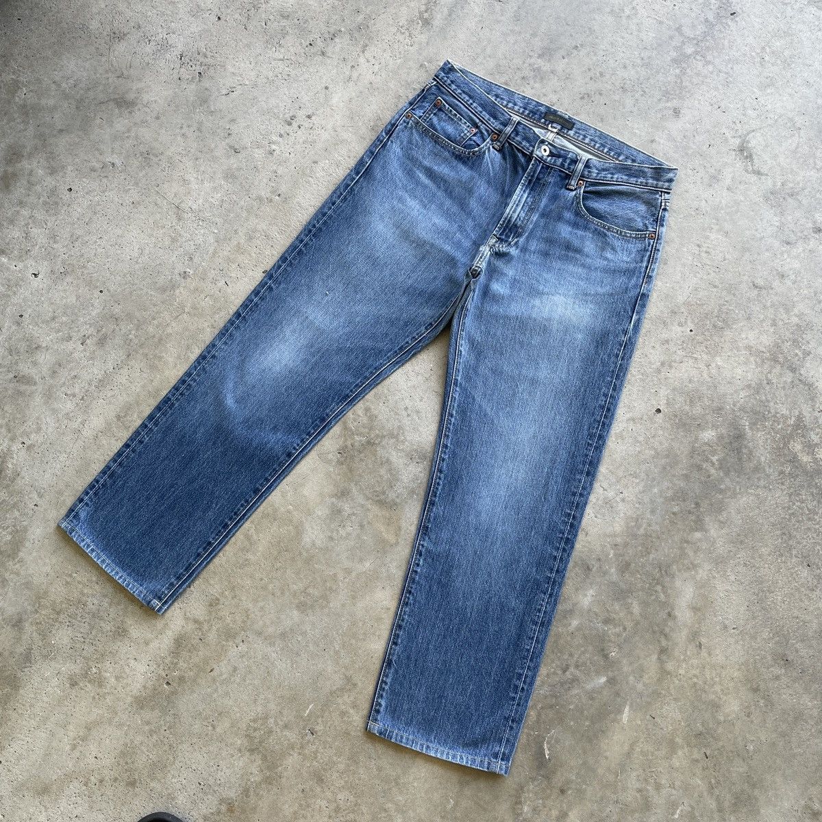 Japanese Brand W34💥 Vintage Japanese Brand Faded Jeans Denim Pants Size US 34 / EU 50 - 2 Thumbnail