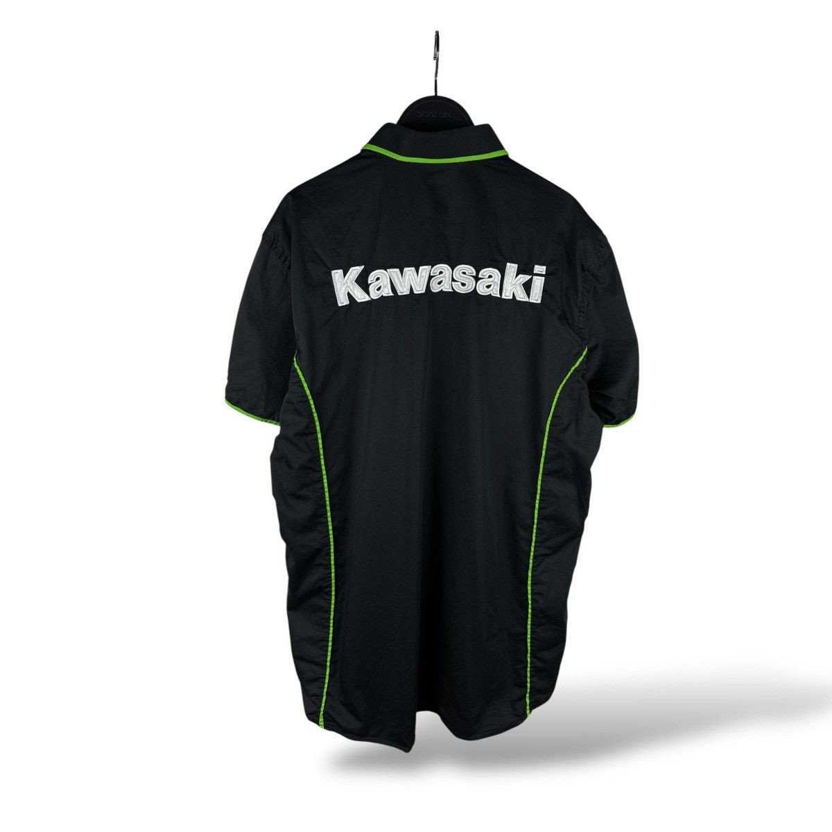 Vintage Vintage Kawasaki Racing Shirt Short Sleeve Button Up Men’s Size US XL / EU 56 / 4 - 12 Thumbnail