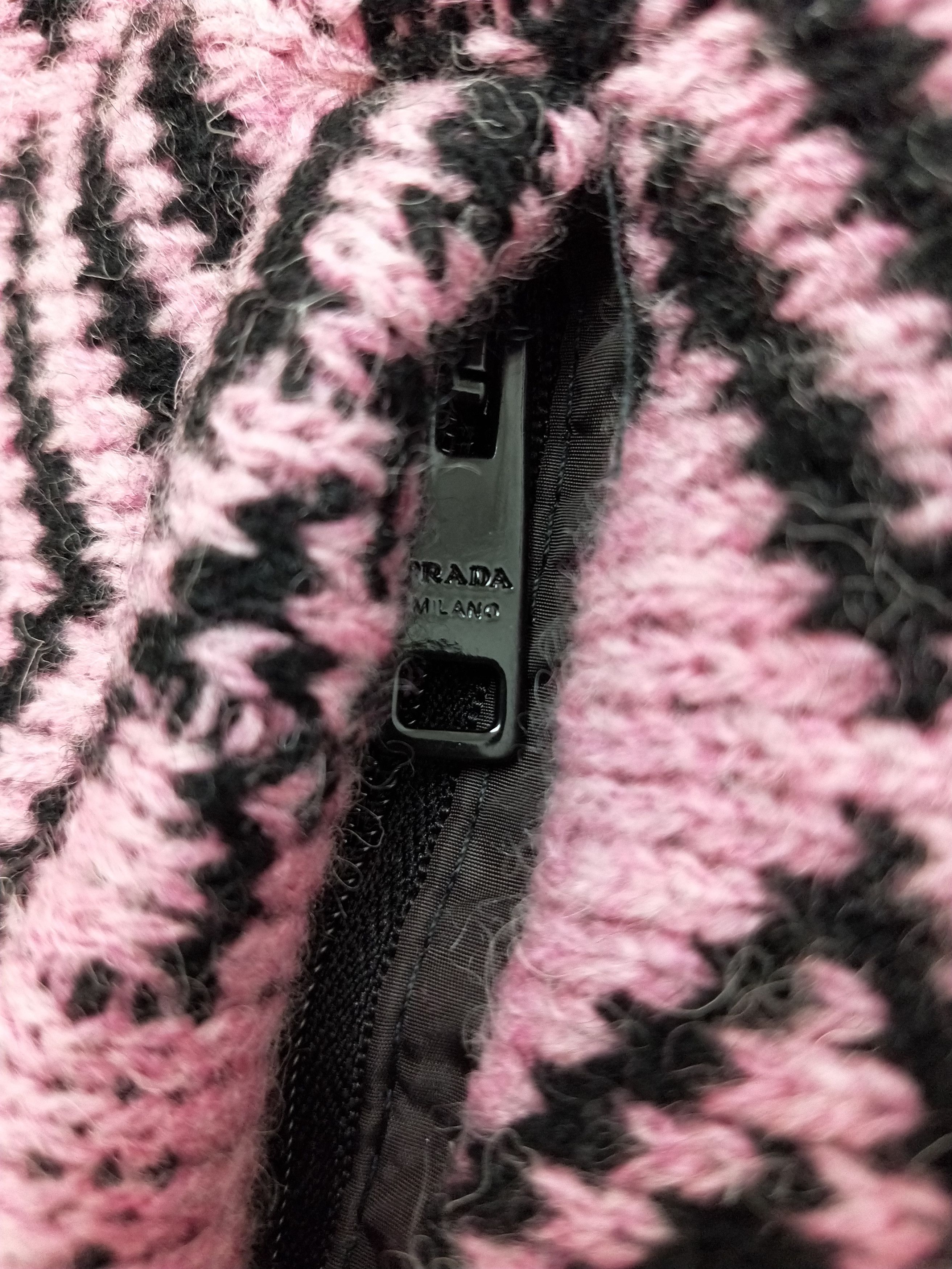 Prada Re-Nylon Knit Bomber Jacket (Trade for L or XL) Size US M / EU 48-50 / 2 - 6 Thumbnail