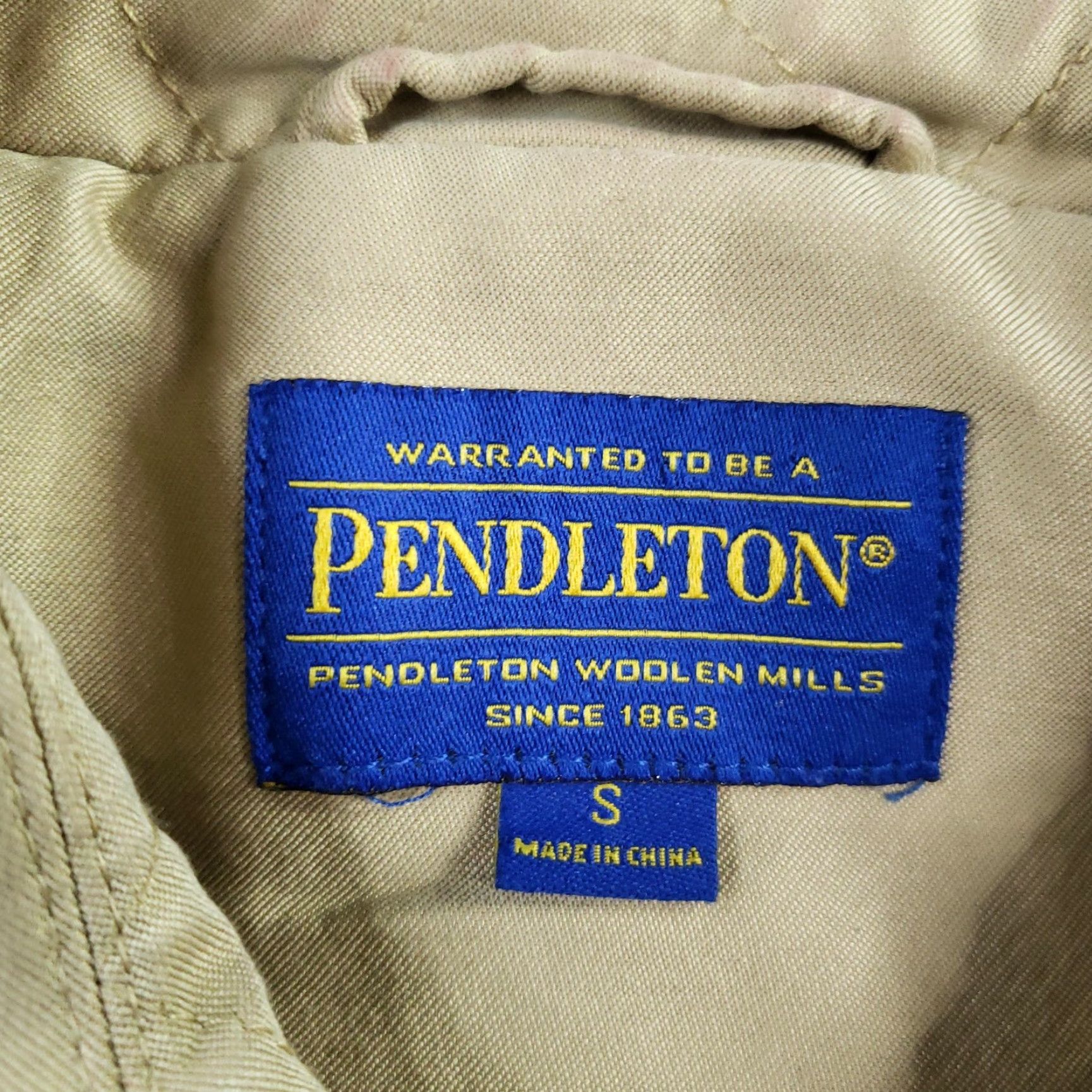 Pendleton Pendleton Womens Trench Coat Jacket Belted Cuff Lined Pockets Mid-Length Tan Khaki Beig​e Z S Size S / US 4 / IT 40 - 5 Thumbnail