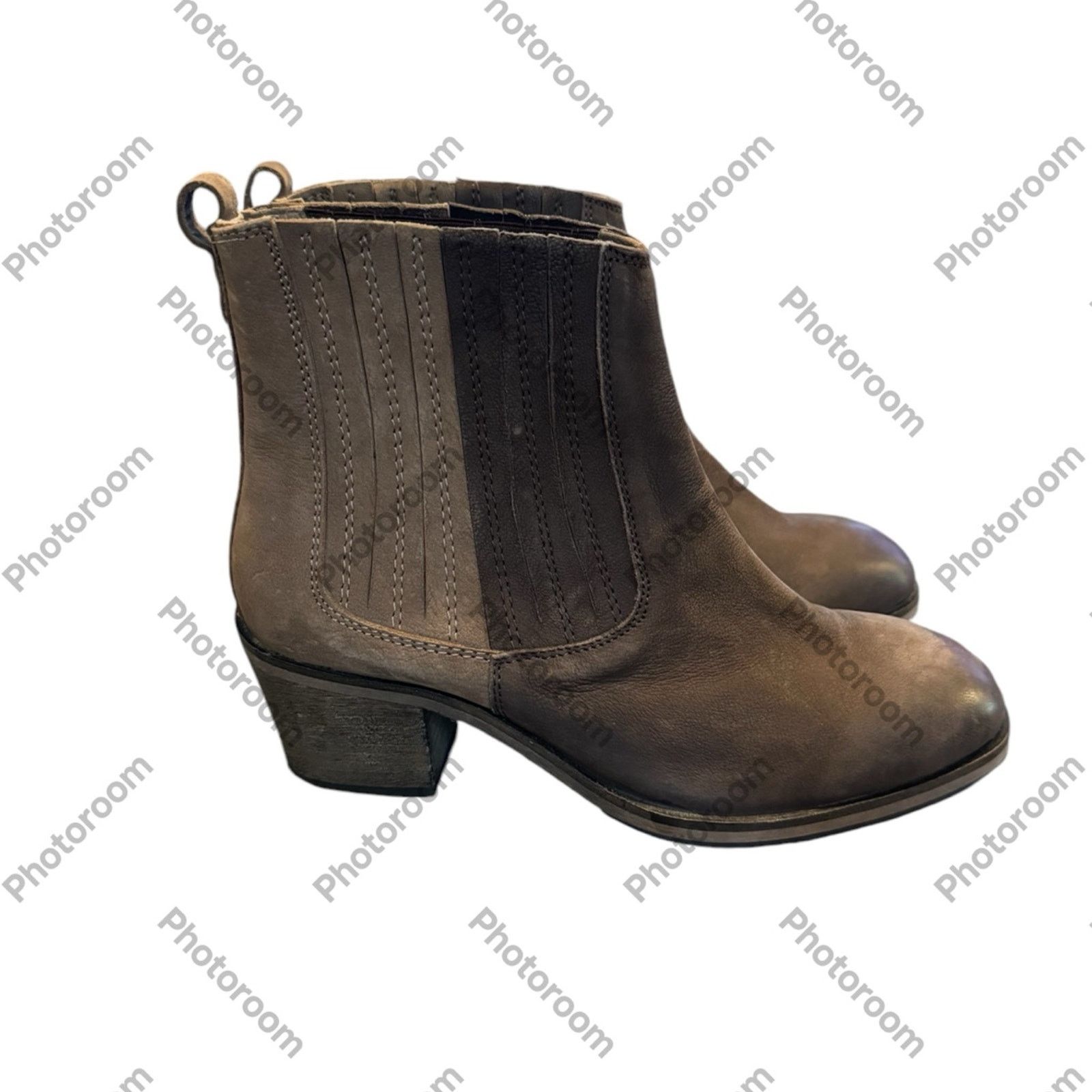 NBDN Nobrandedon Woman’s Rebels ankle two tone boots Size US 8.5 / IT 38.5 - 3 Thumbnail